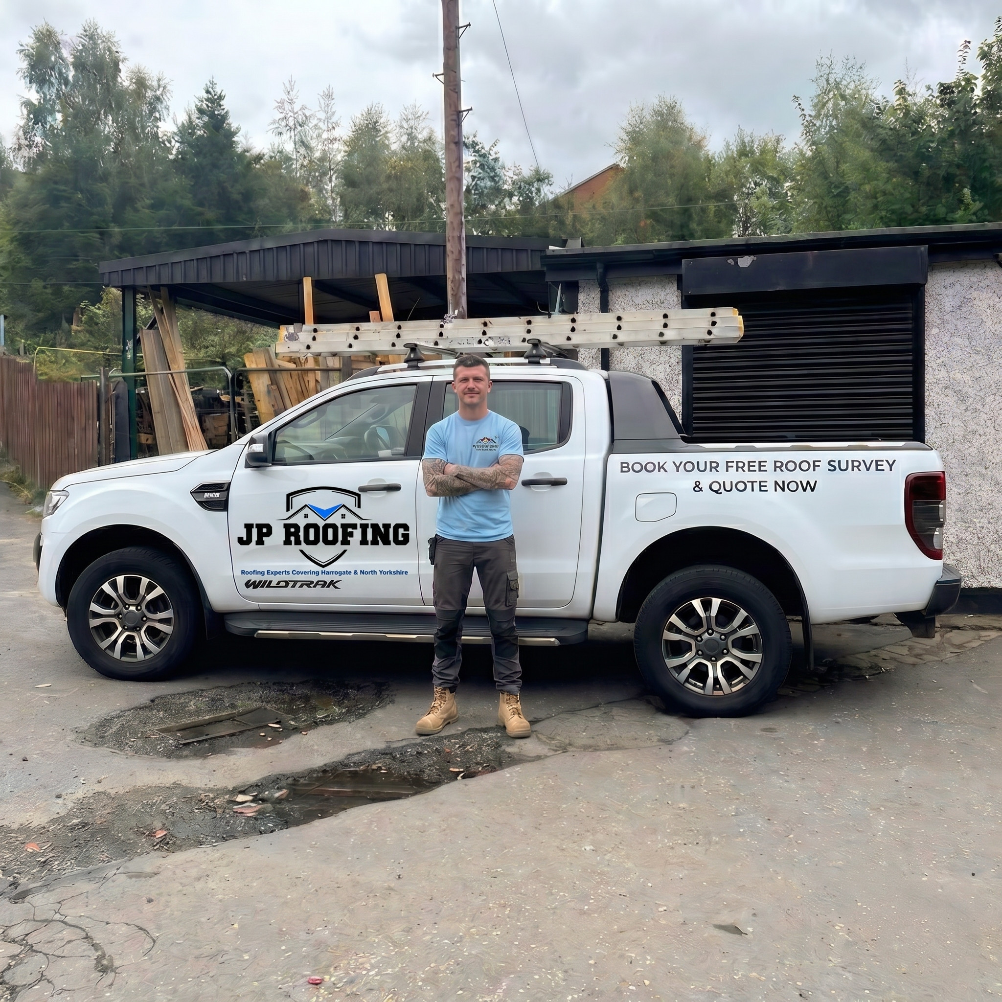 JP Roofing Facebook ad