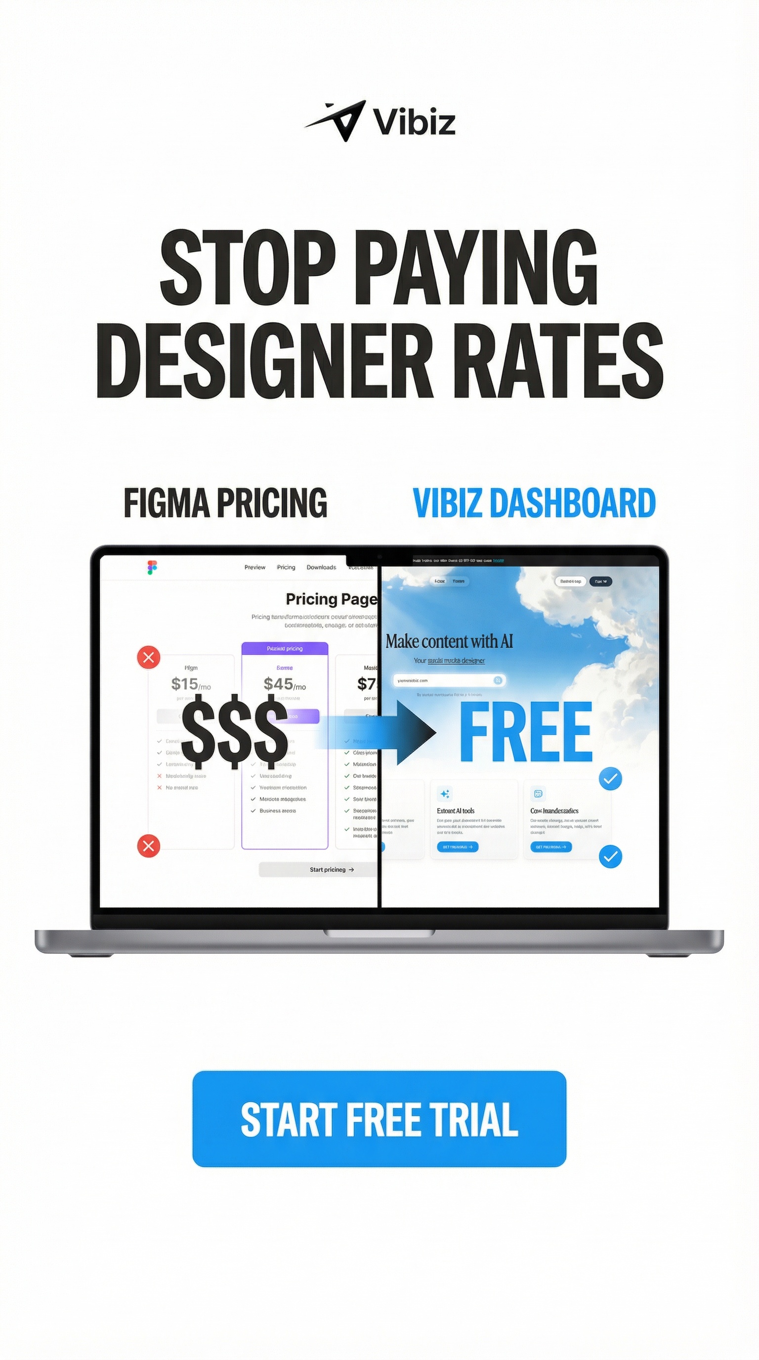 Vibiz Facebook ad