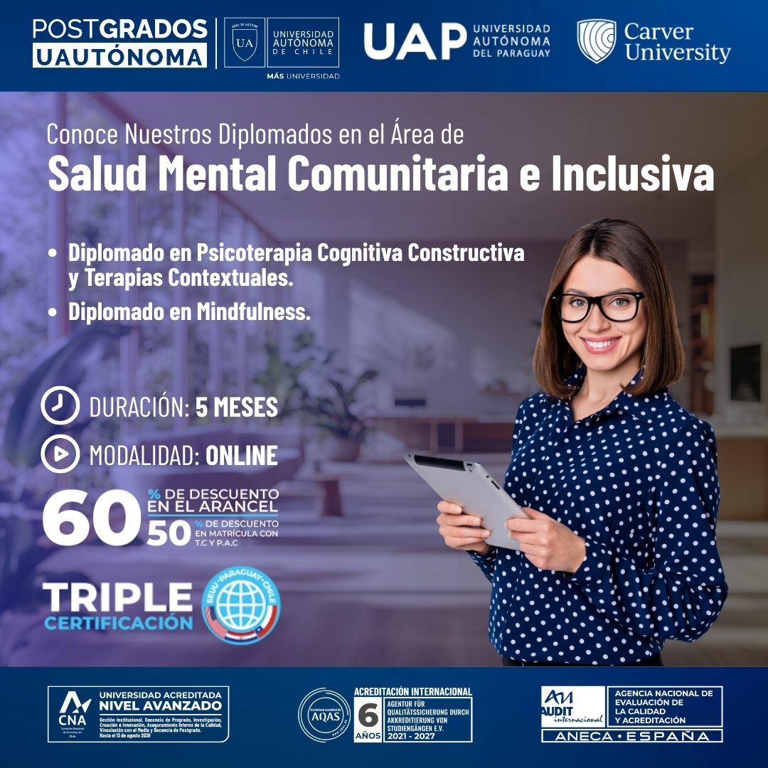 Postgrados y Educación Continua Universidad Autónoma de Chile Facebook ad