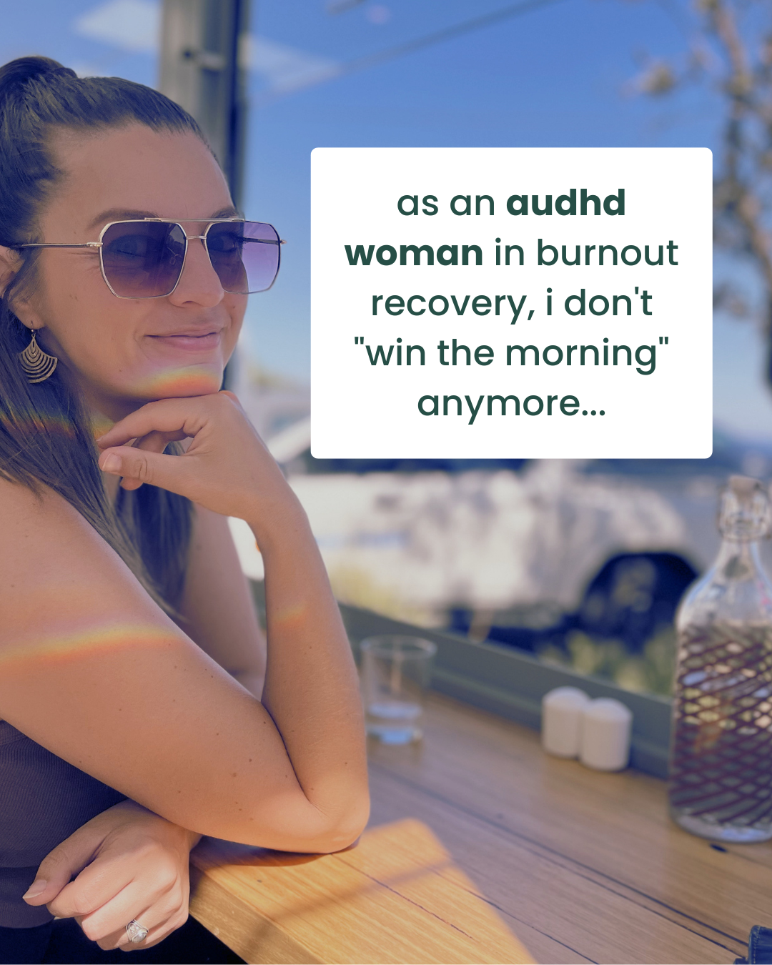 Audhd Burnout Recovery Facebook ad: autism wants routine.