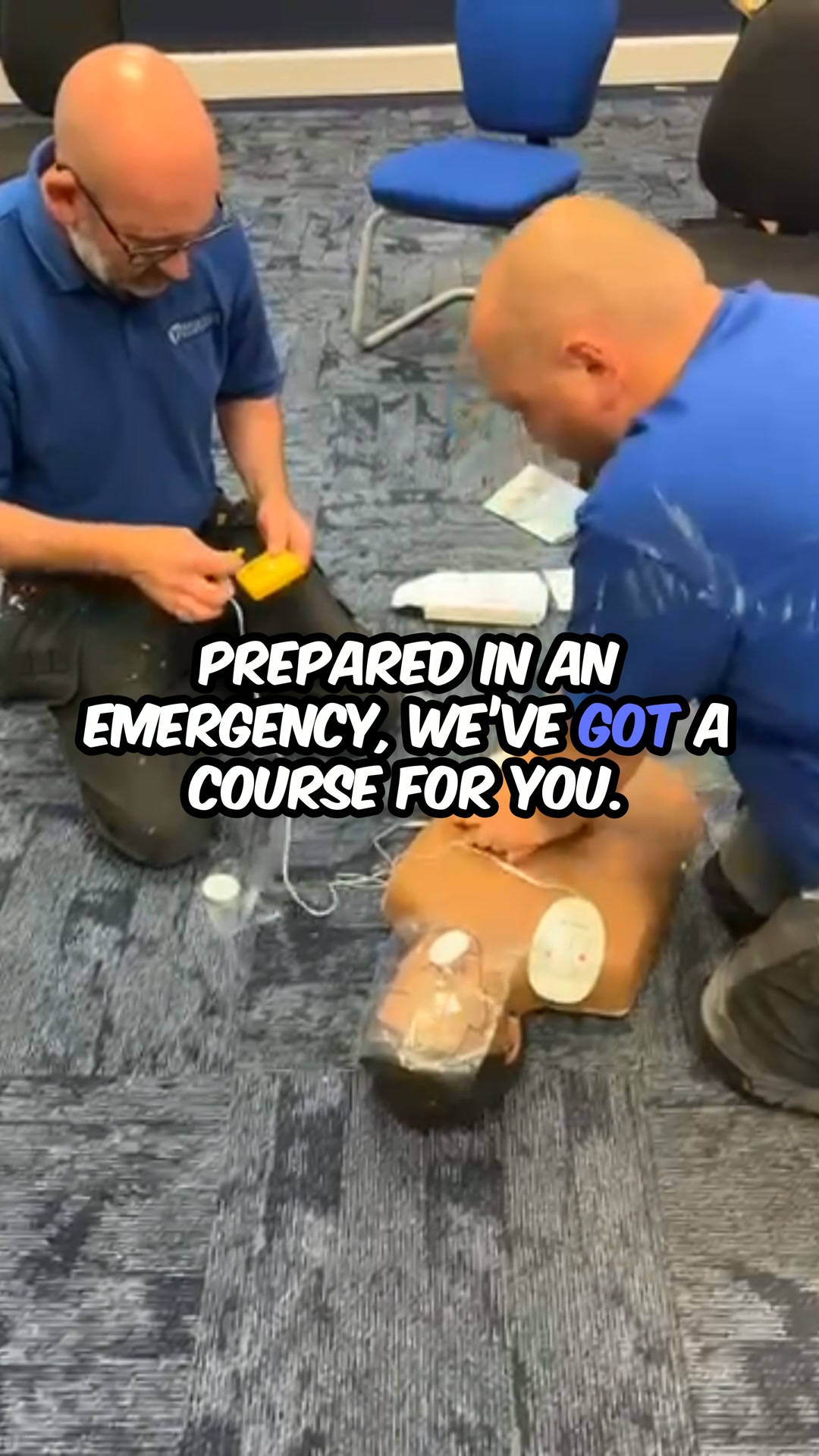 Skills Training Group Facebook ad: Hands-On Workplace First Aid Training with Certification…