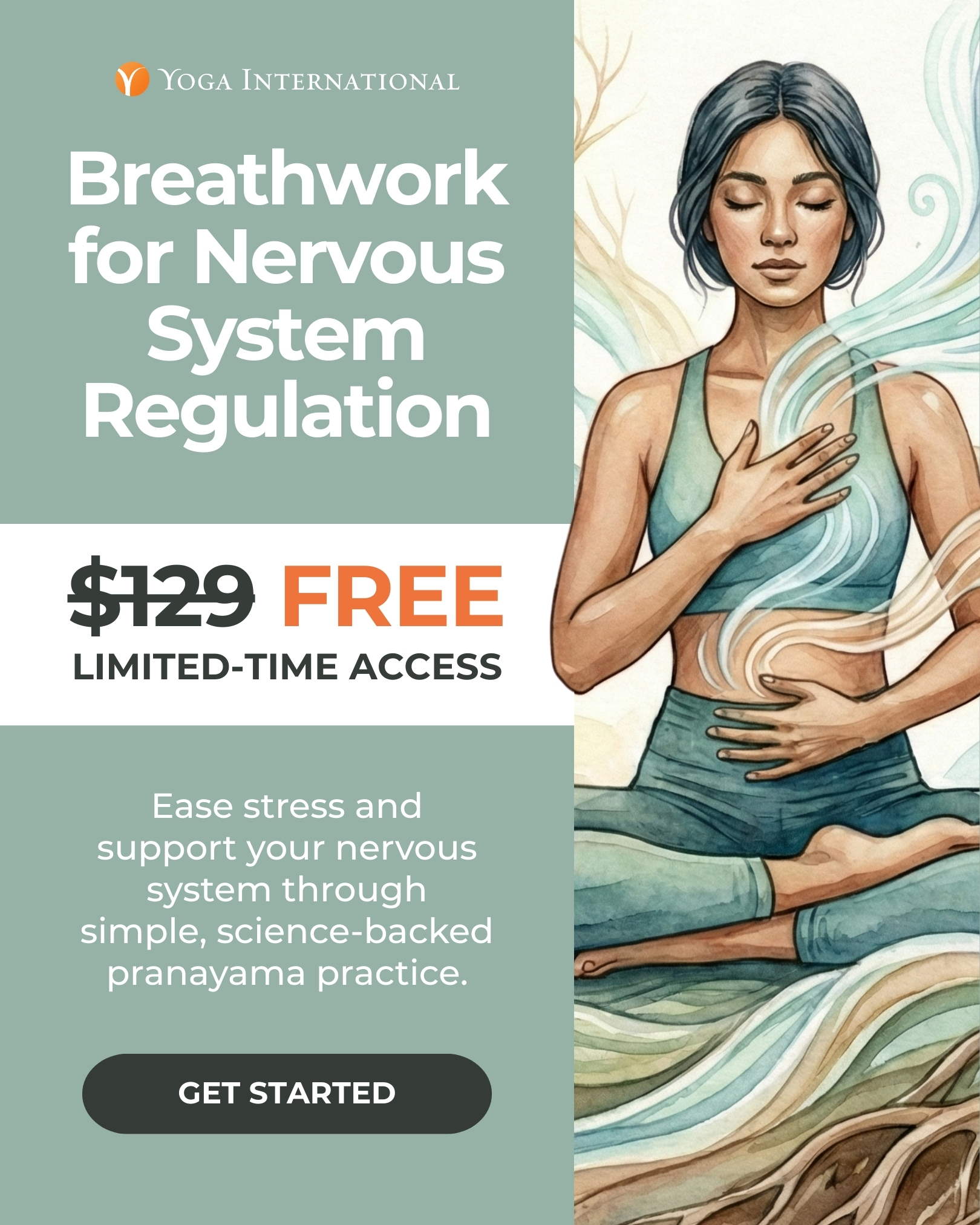 Yoga International Facebook ad