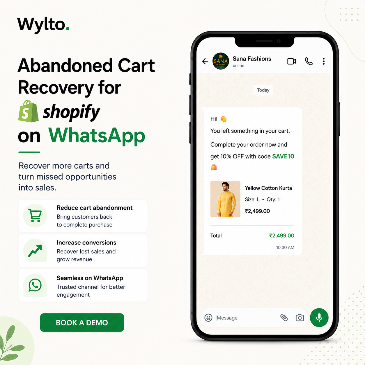 Wylto Facebook ad