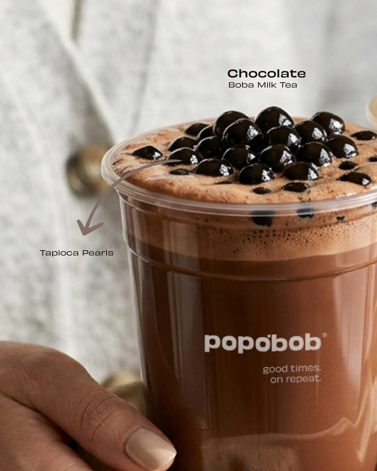 Pop O'Bob - Bubble Tea Café Facebook ad: The hardest decisions taste the best.