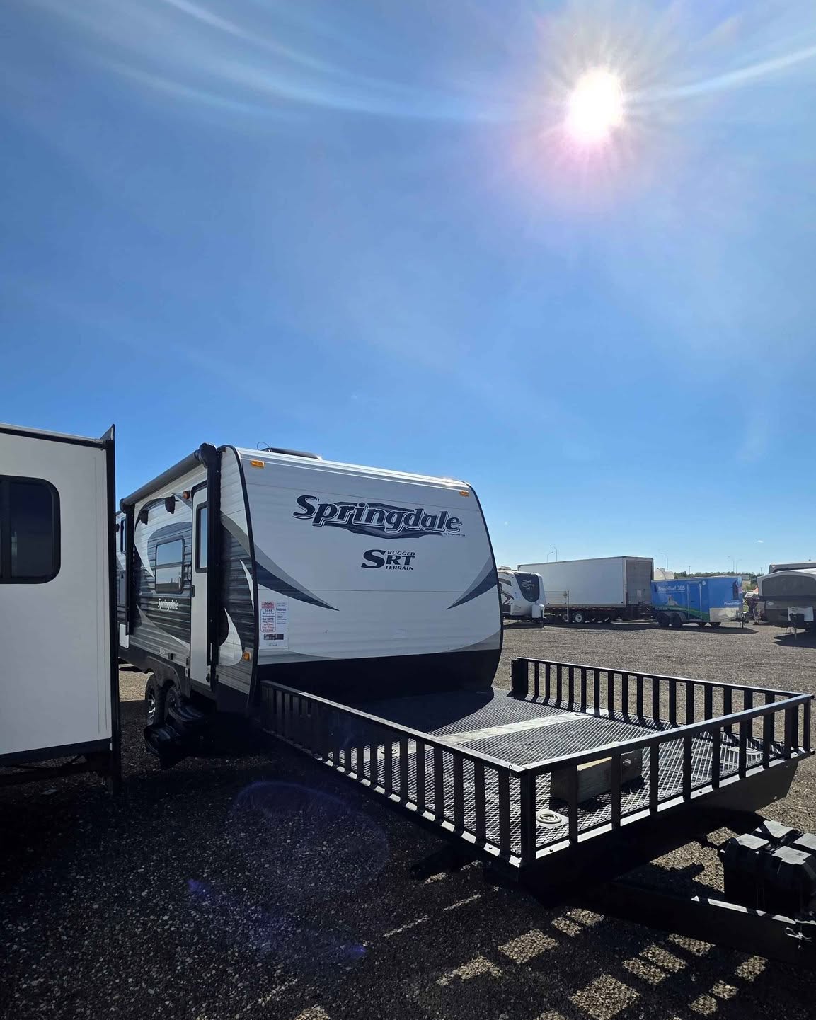 Brad Mander Facebook ad: 2015 Keystone Springdale toy hauler