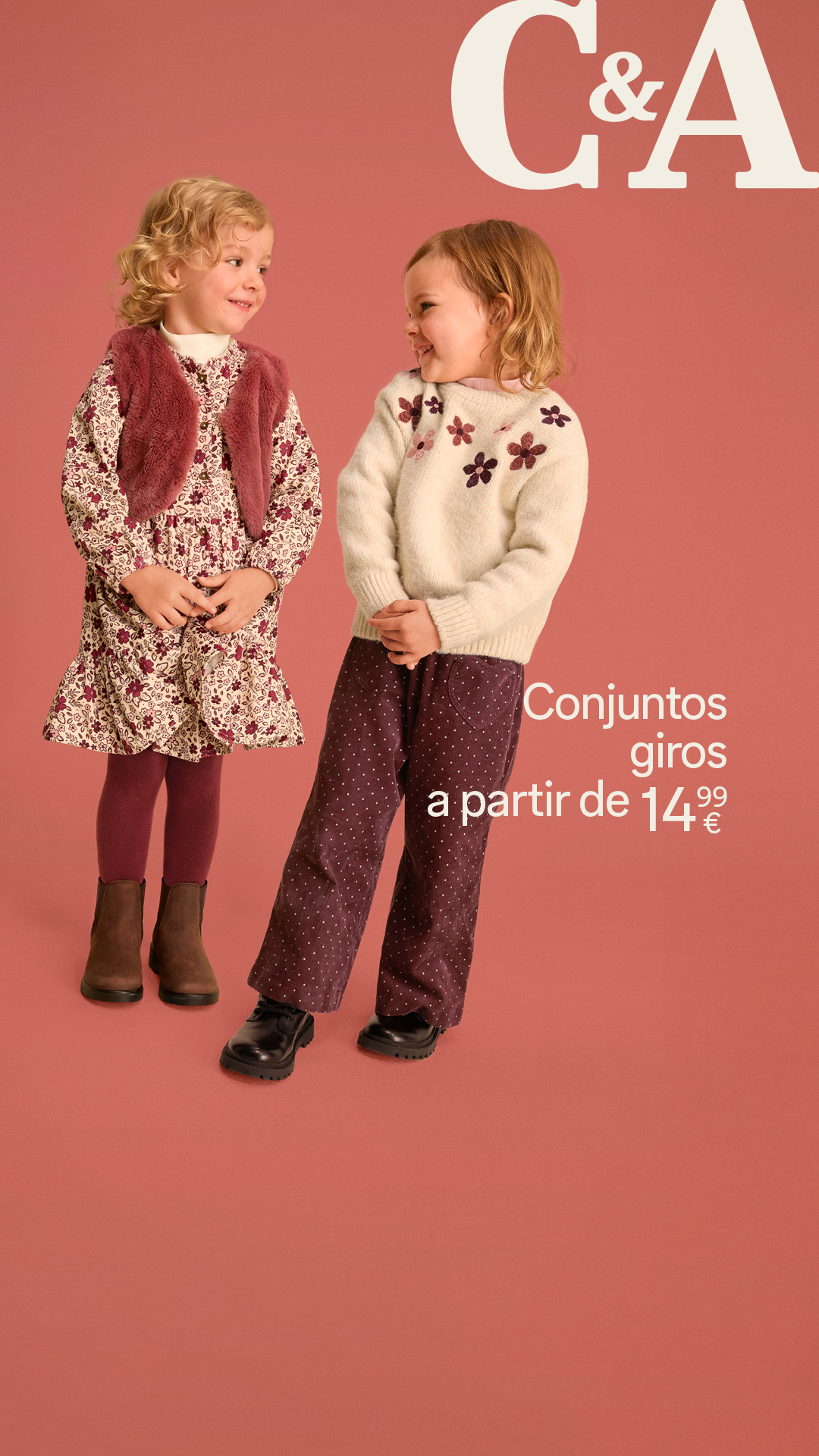 C&A Facebook ad: Descobre a moda infantil