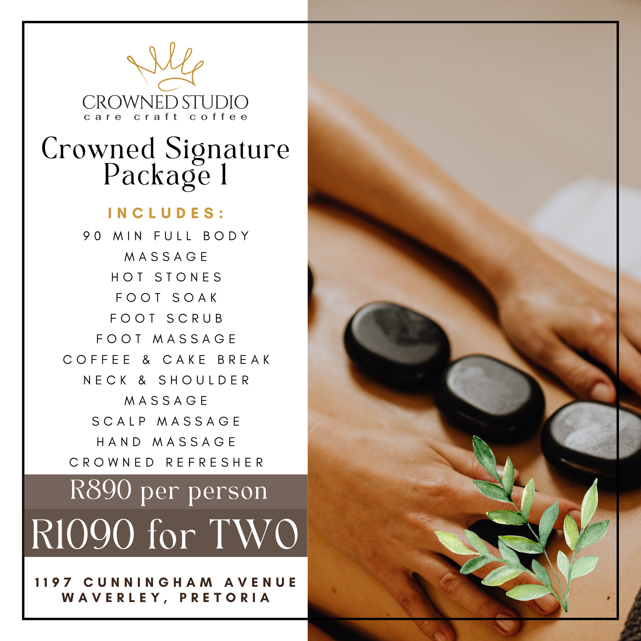 Crowned Salon & Spa - Pretoria Facebook ad: When relaxation isn’t enough…