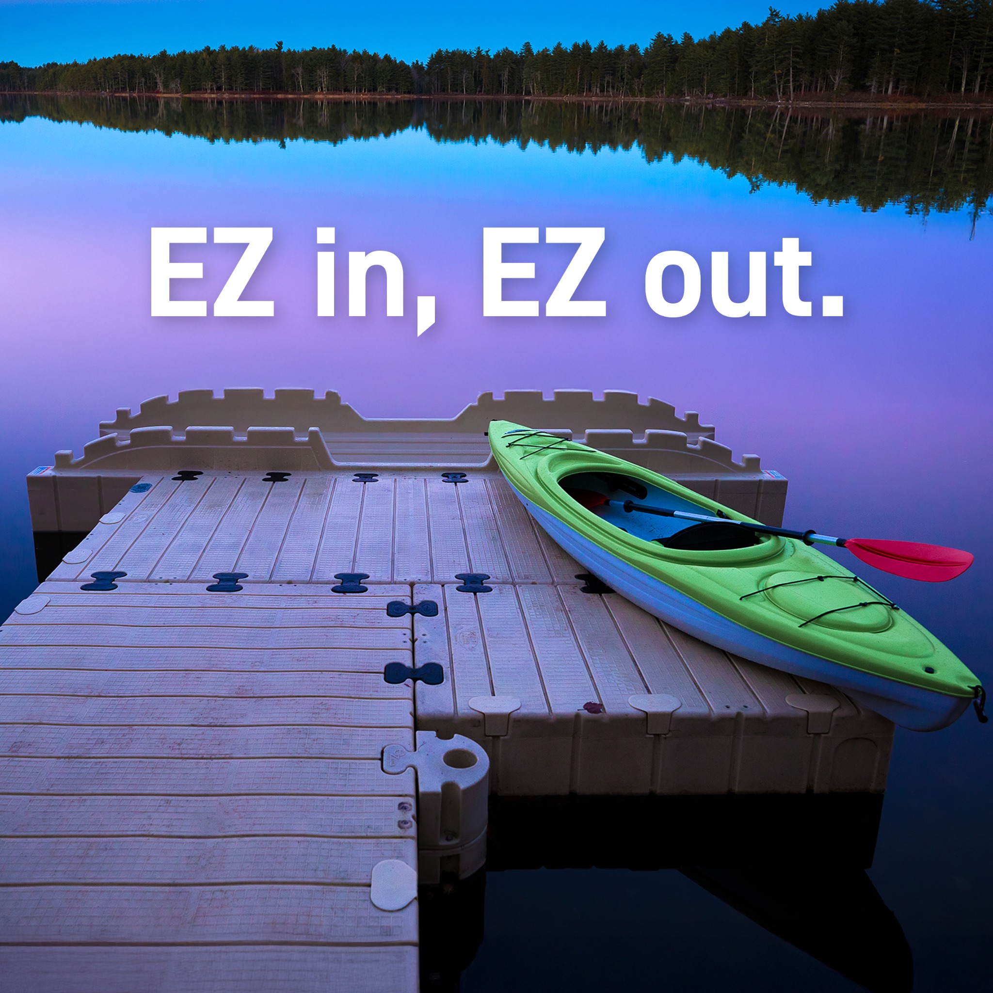 EZ Dock Facebook ad