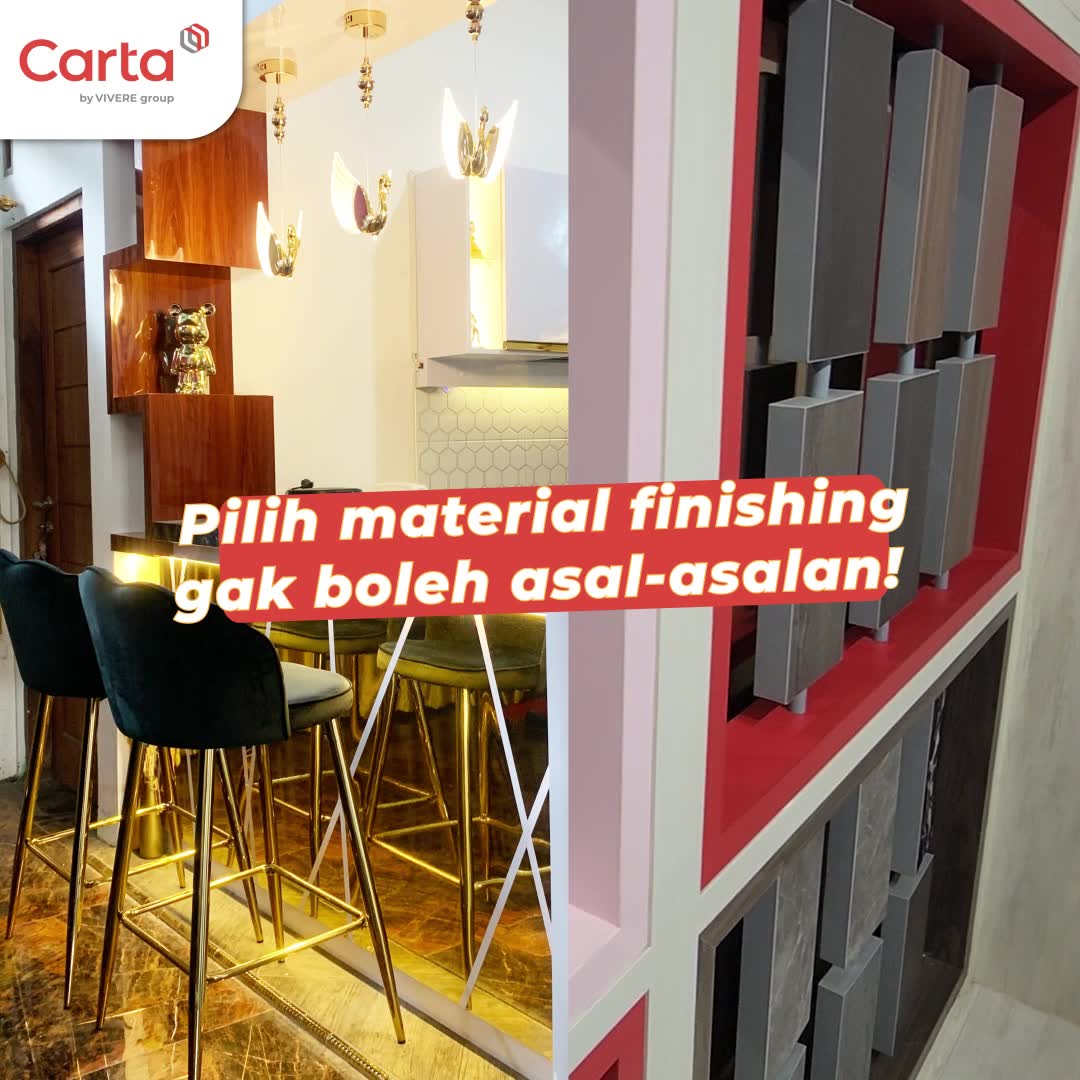 CARTA Laminates Facebook ad: Lengkapi kebutuhan finishing desain interior, lantai dan…