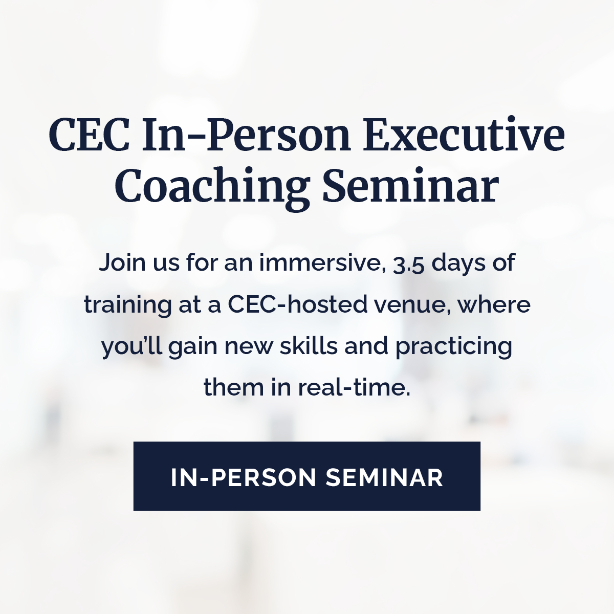 Center for Executive Coaching Facebook ad