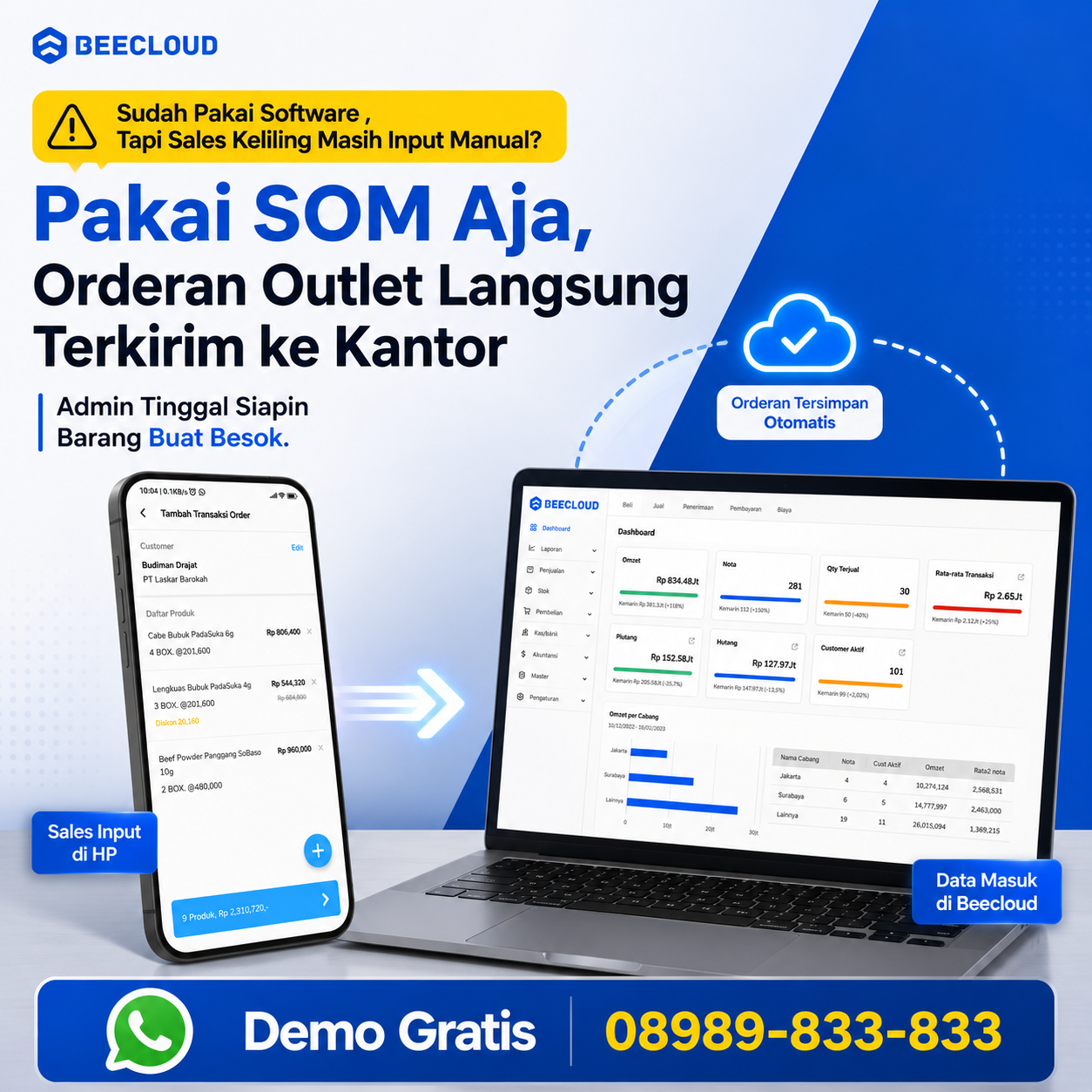 Bee: Software Akuntansi dan Kasir Indonesia Facebook ad