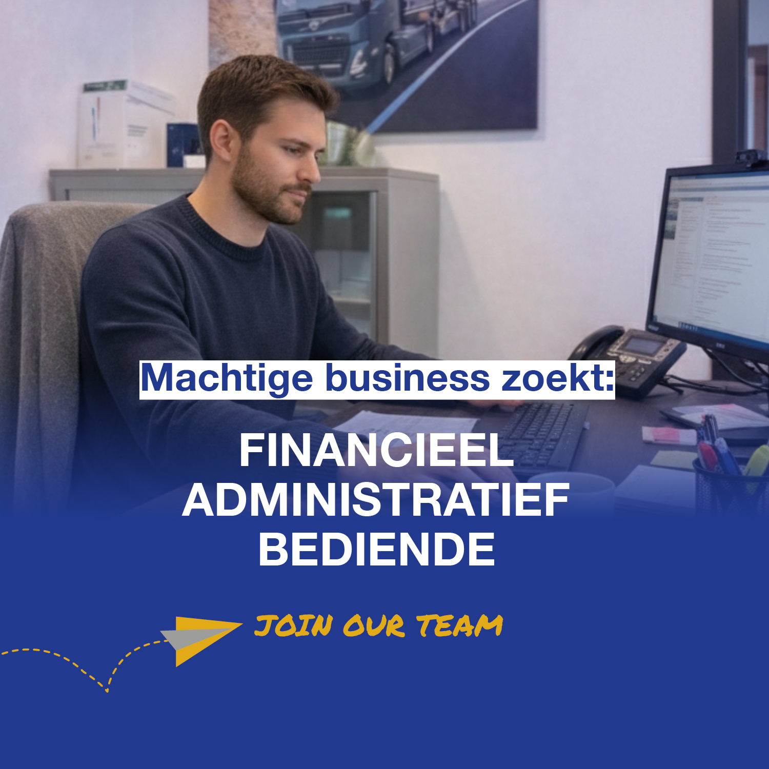 Nebim Volvo Trucks België Facebook ad: Vacature financieel administratief bediende