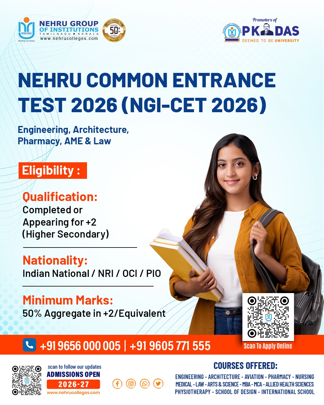 Nehru Group Kerala Facebook ad: Choose Your Path. Build Your Future | Apply now for…