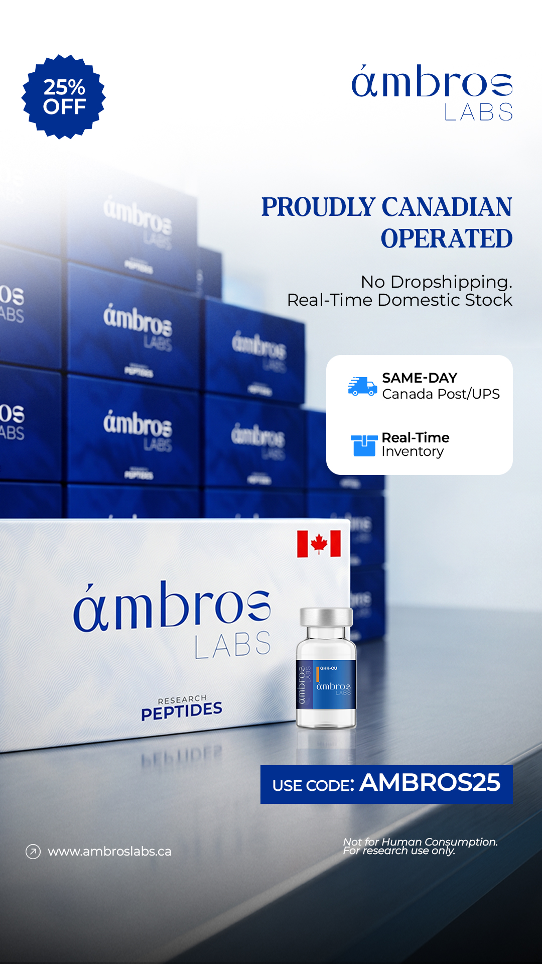 Ambros Labs Facebook ad