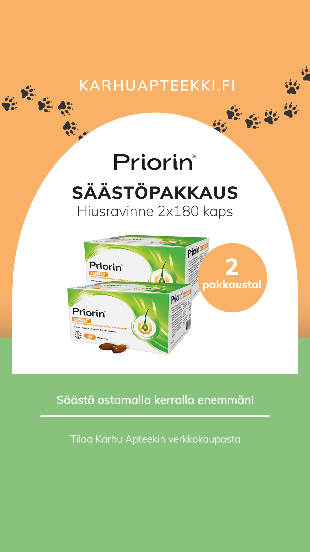 Karhu Apteekki Facebook ad