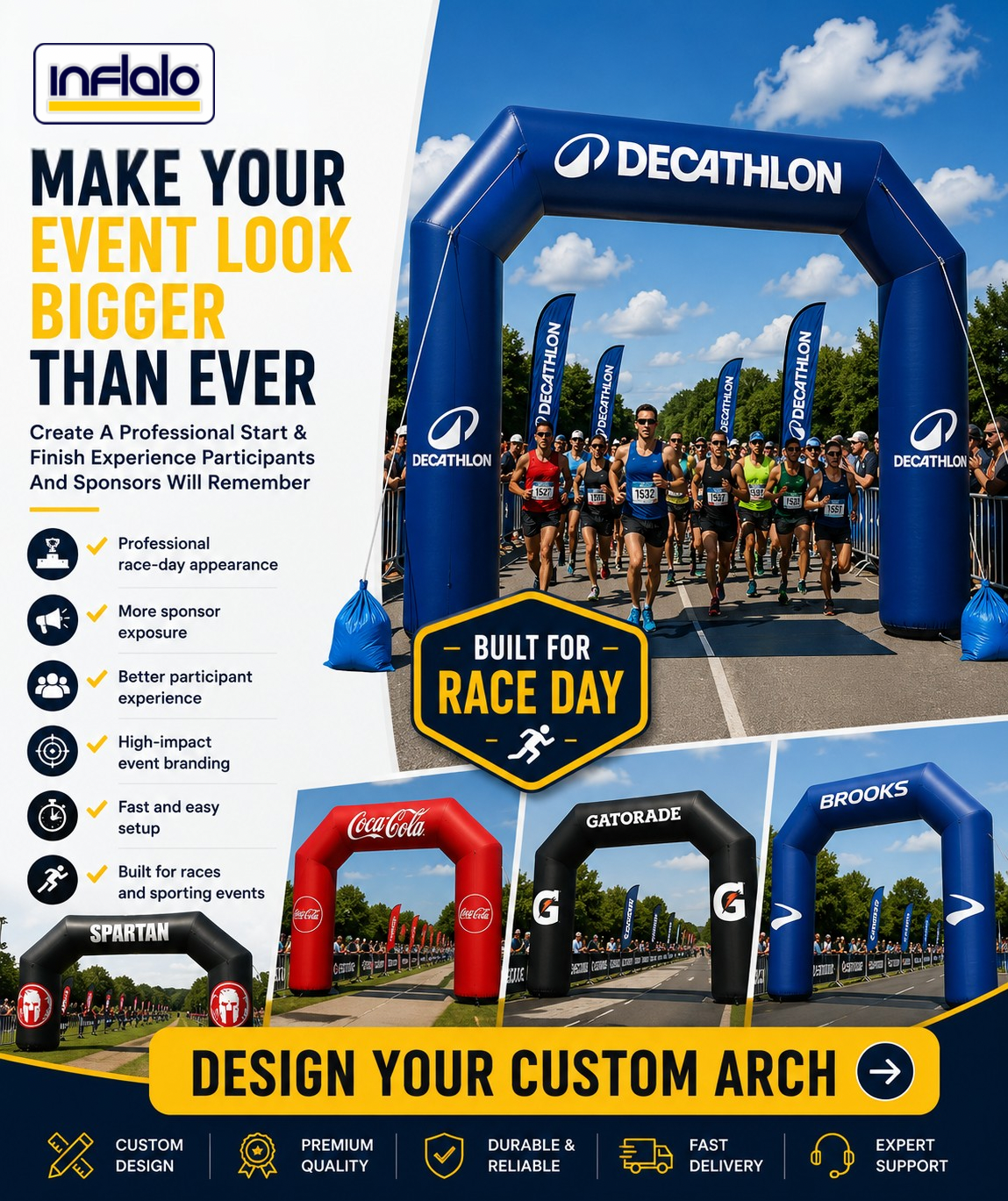 Inflalo usa Facebook ad: Upgrade Your Event Visibility