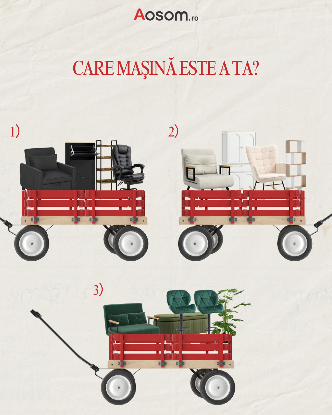 Aosom Romania Facebook ad