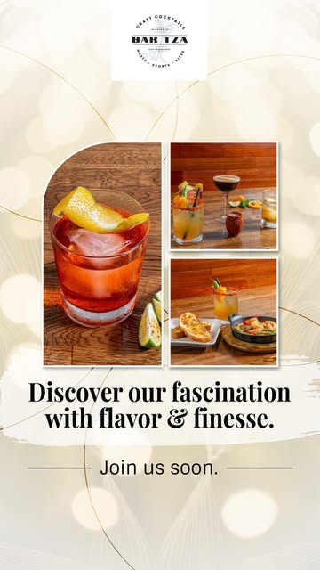 Bar TZA Facebook ad: Discover your new favorite spot!