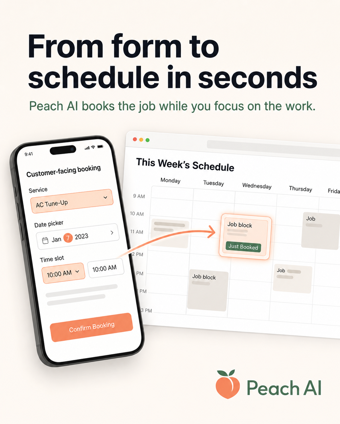 Peach AI Facebook ad from May 15, 2026