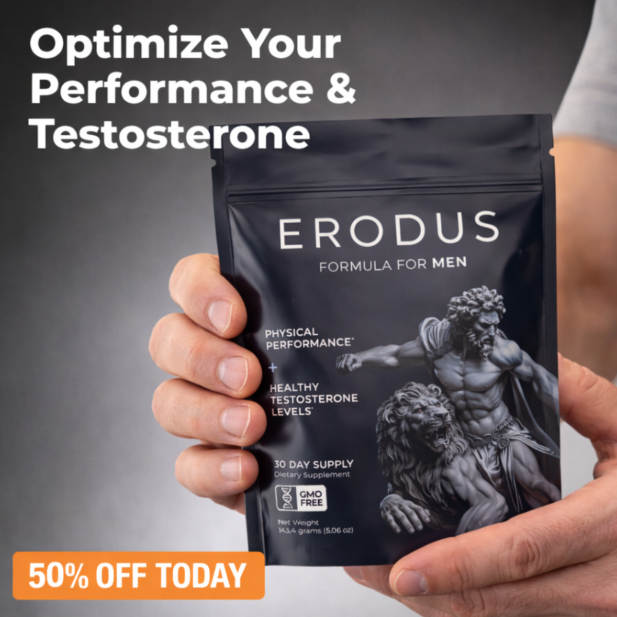 Erodus Formula For Men Facebook ad