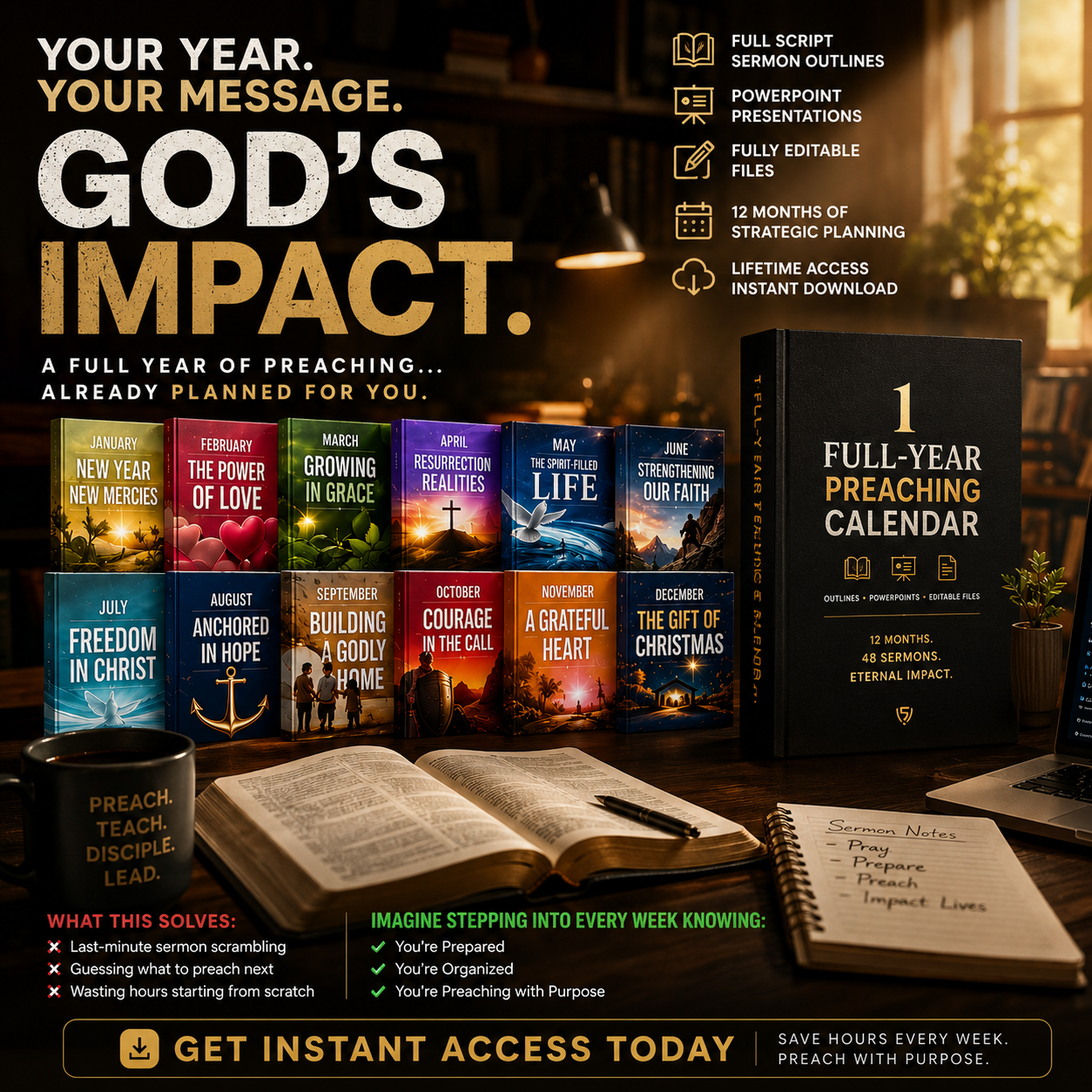 Thus Sayeth Facebook ad: Preach with Purpose, Not Pressure