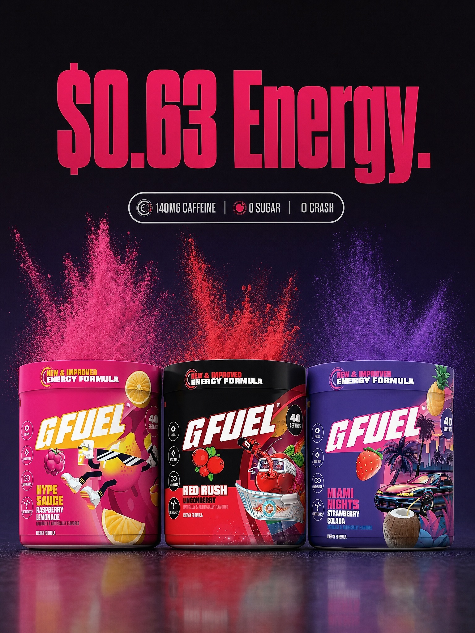 G FUEL Facebook ad