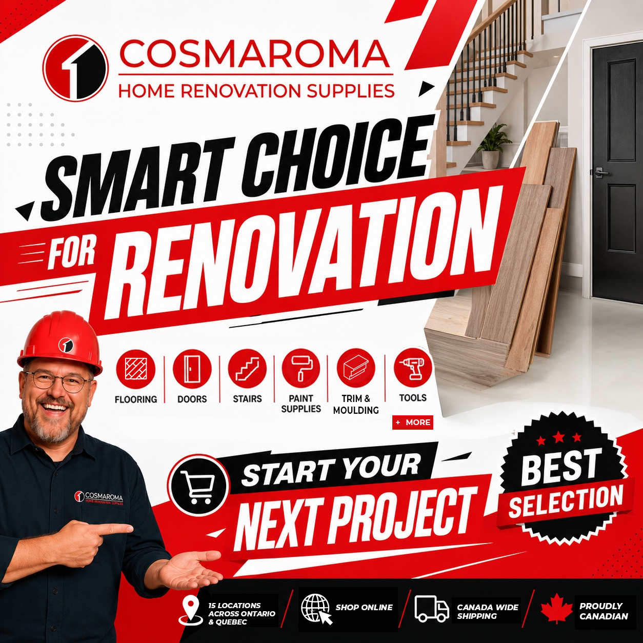 Cosmaroma Home Renovation Supplies Facebook ad