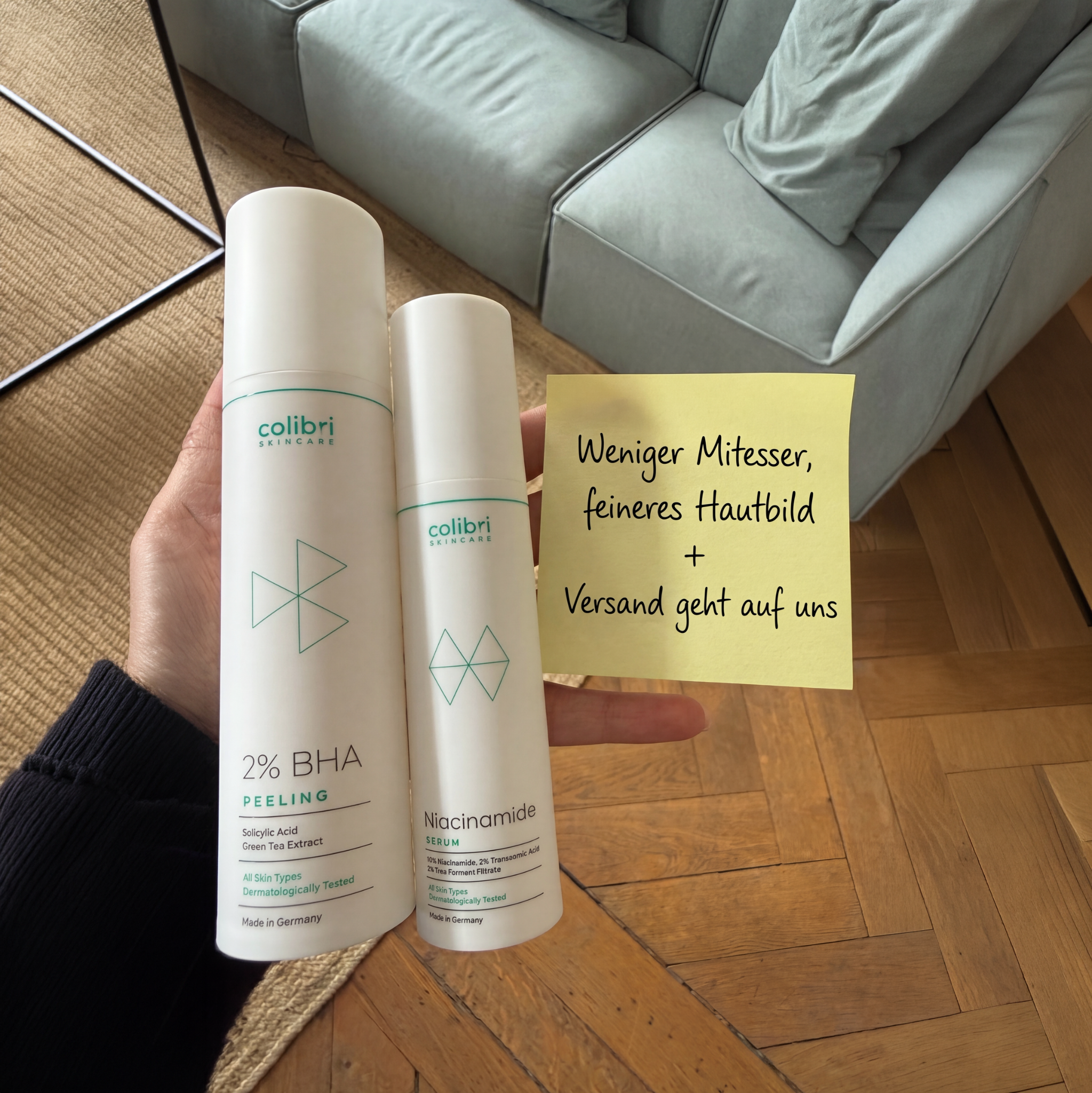 Colibri skincare Facebook ad