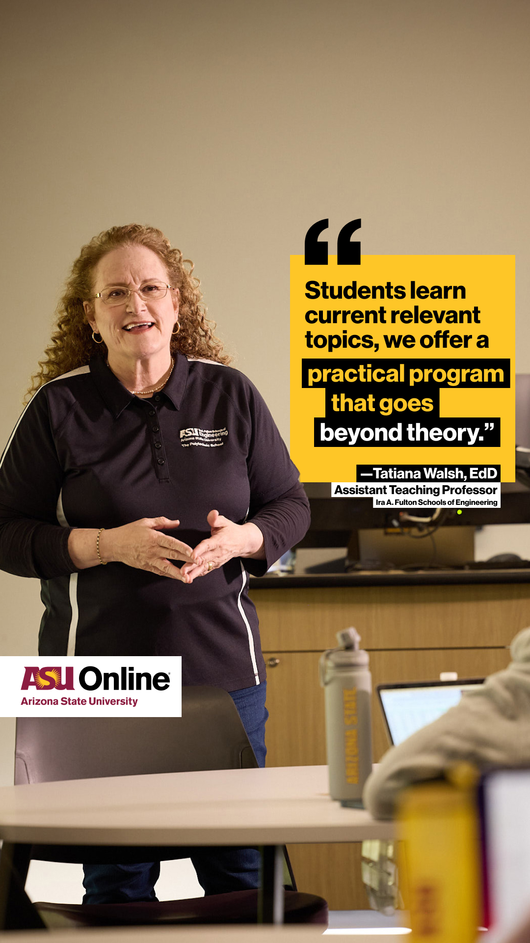 ASU Online Facebook ad