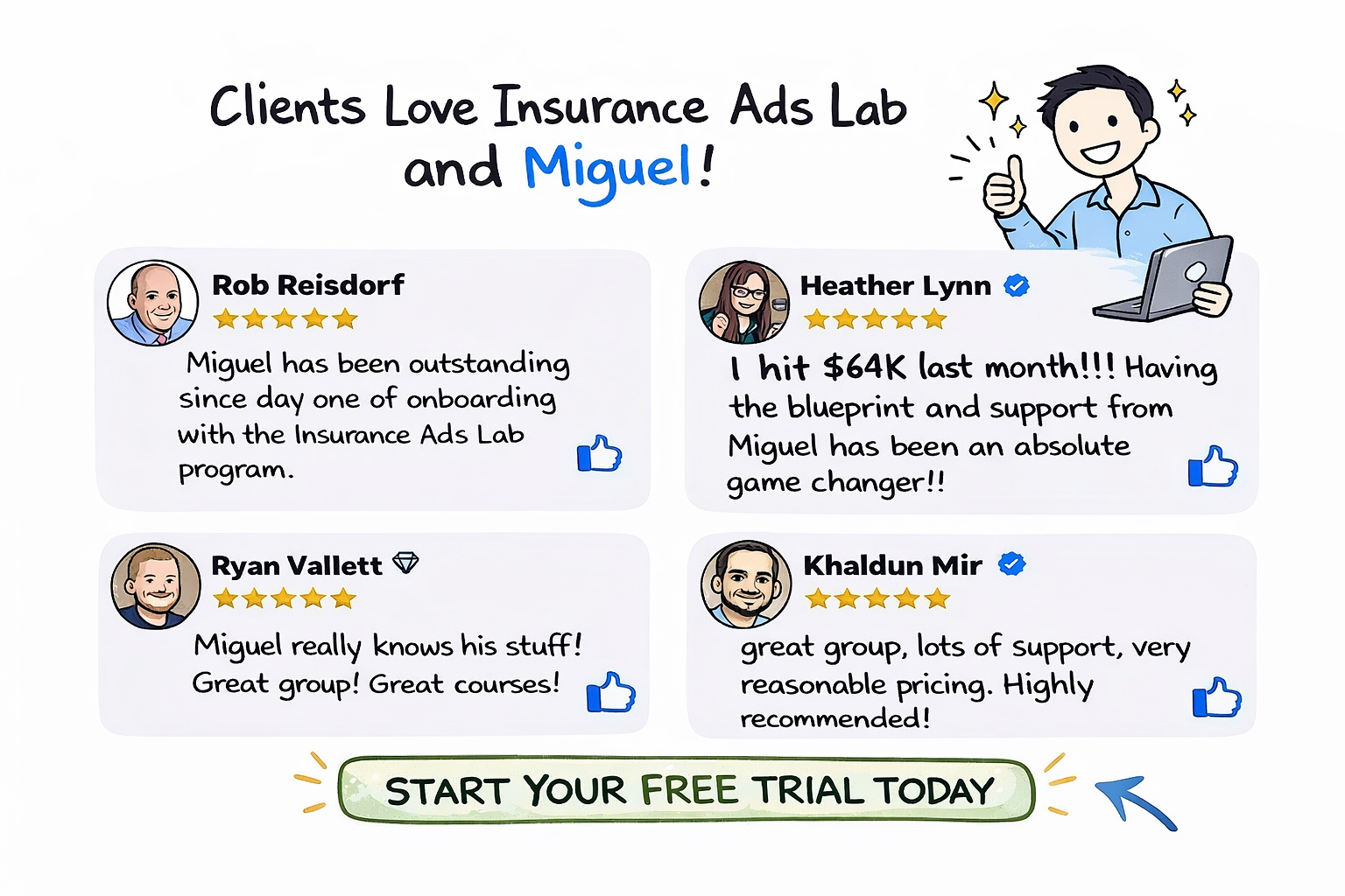 Miguel Navarro Facebook ad