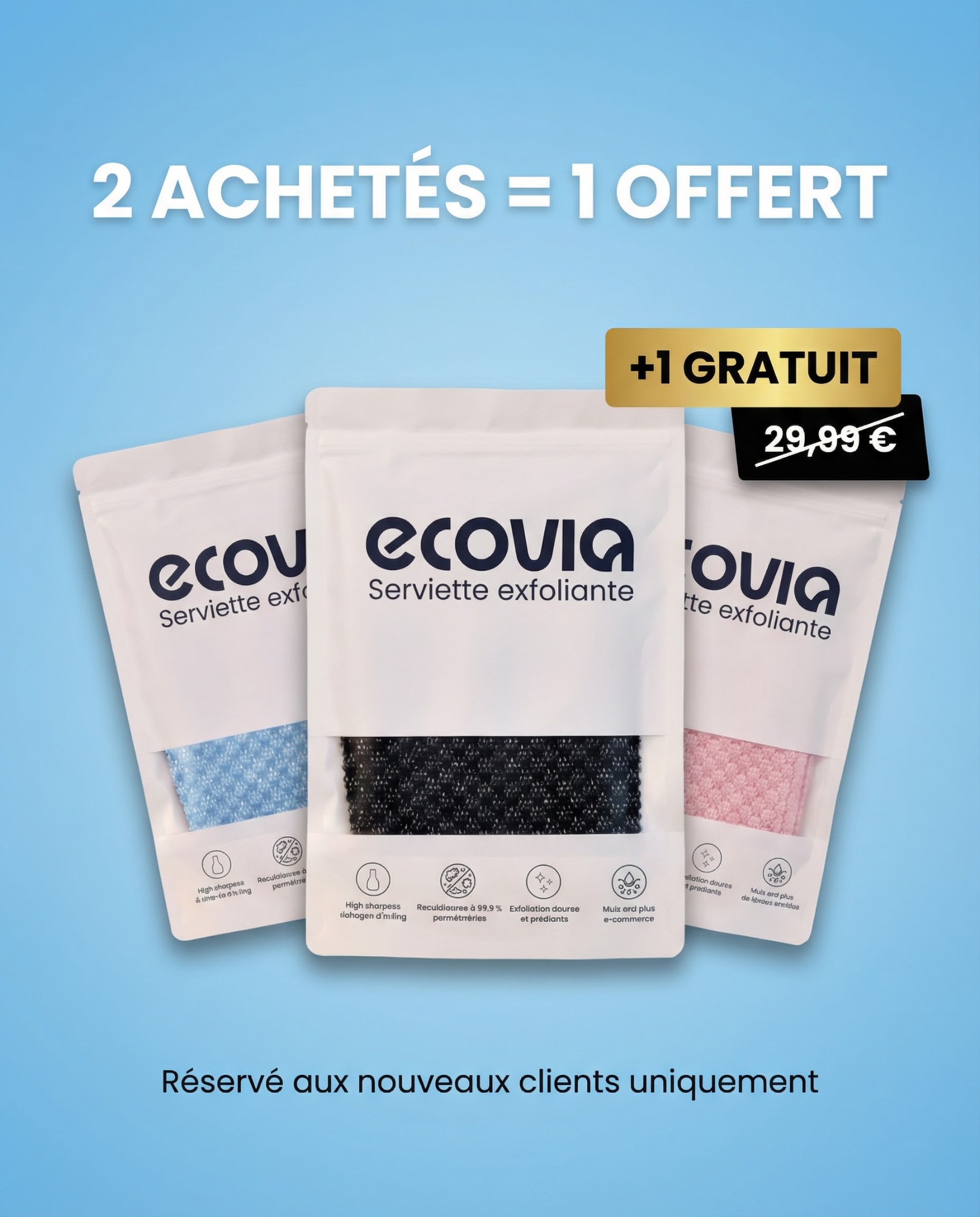 Ecovia Facebook ad: 2+1 offerte!