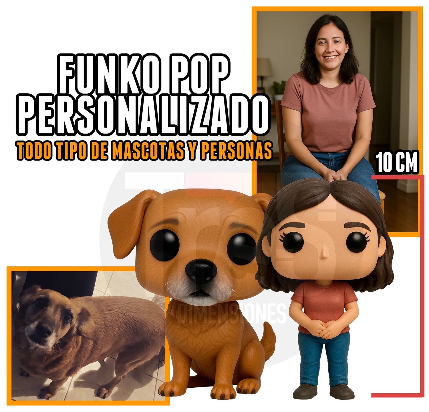 Tresdealizalo.cl Facebook ad: Hacemos funkos personalizados de mascotas y personas, tú…