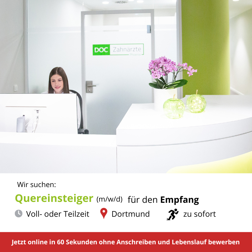 DOC Zahnärzte Facebook ad: Du bist an einem neuen Job interessiert?