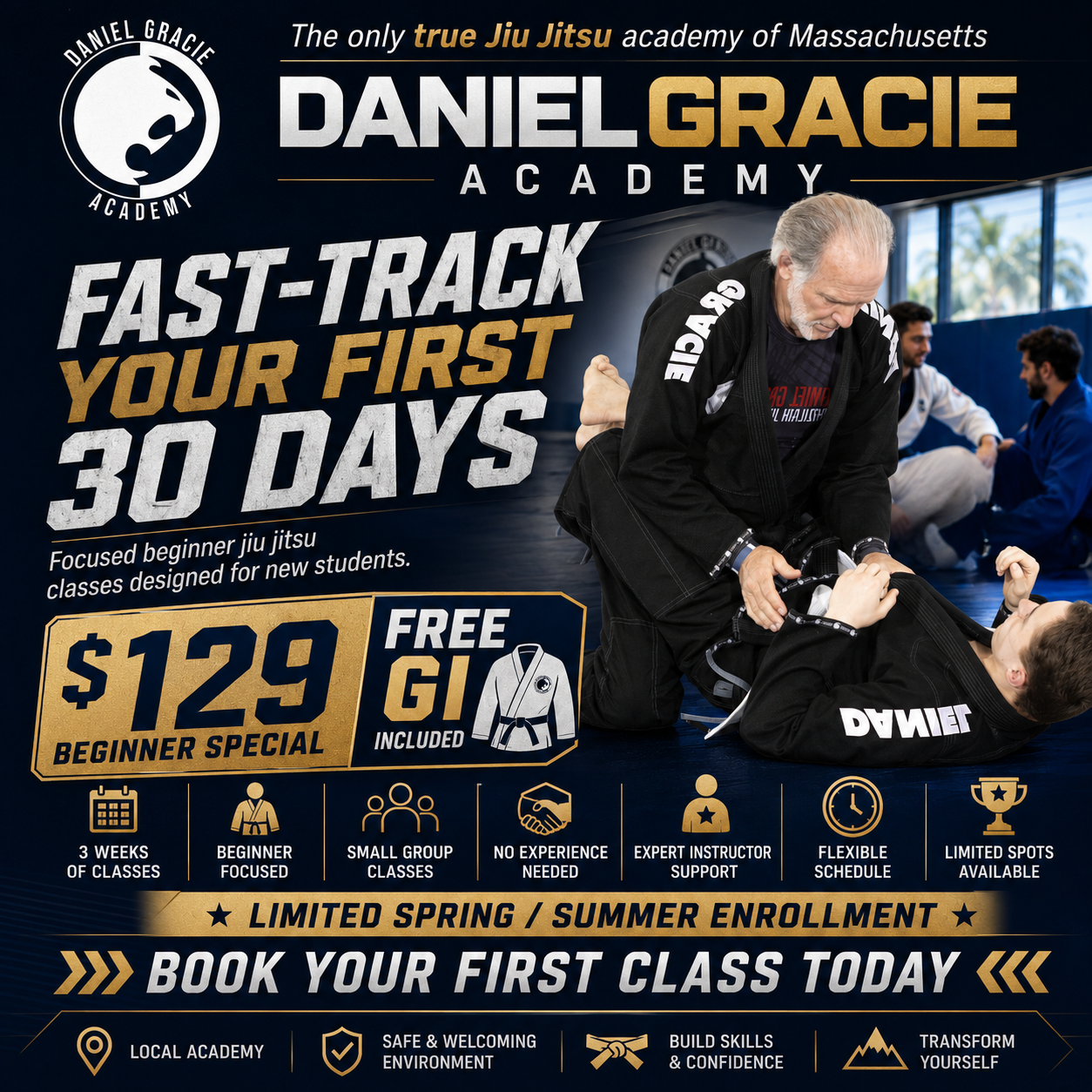 Daniel Gracie Academy Hyannis Facebook ad
