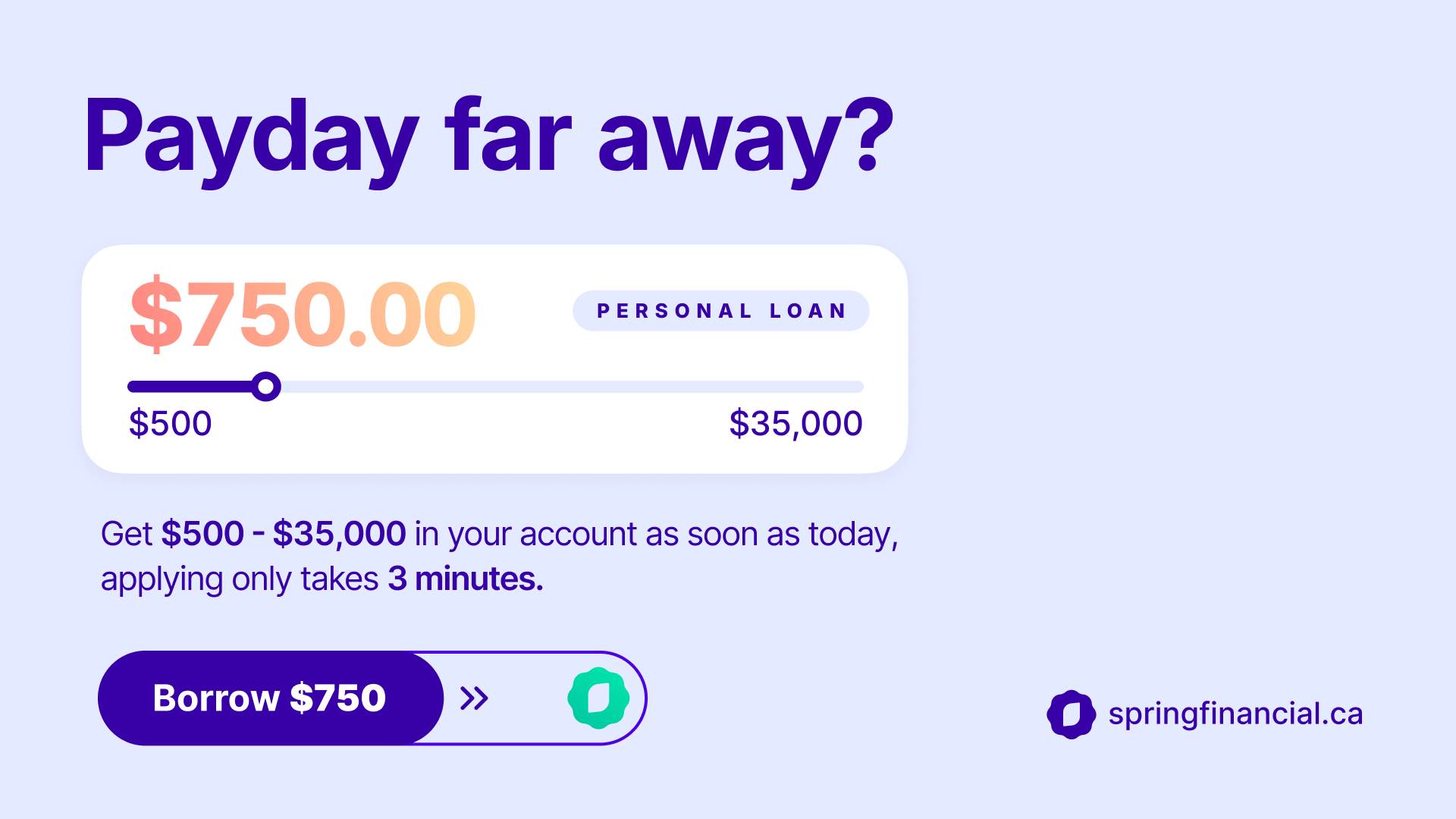 Spring Financial Facebook ad from May 12, 2026