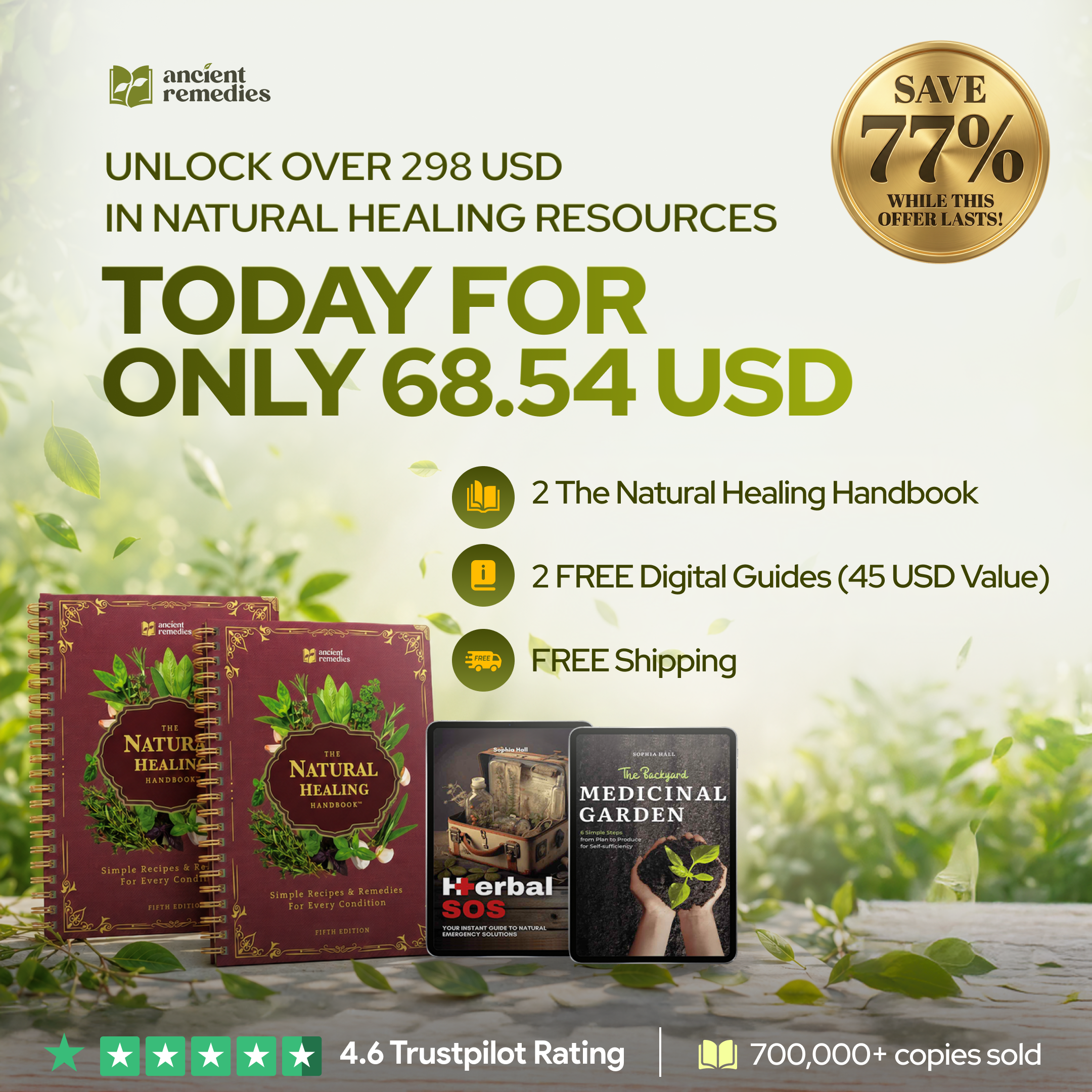 Ancient Remedies Facebook ad