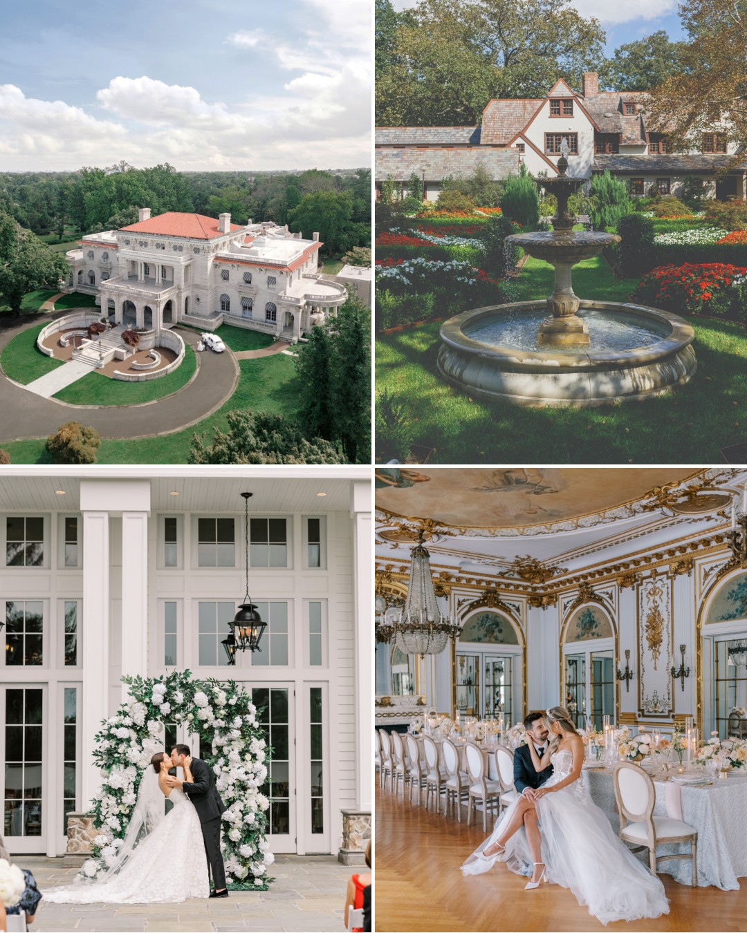 Landmark Weddings Facebook ad: Historic Estates. Timeless Celebrations.