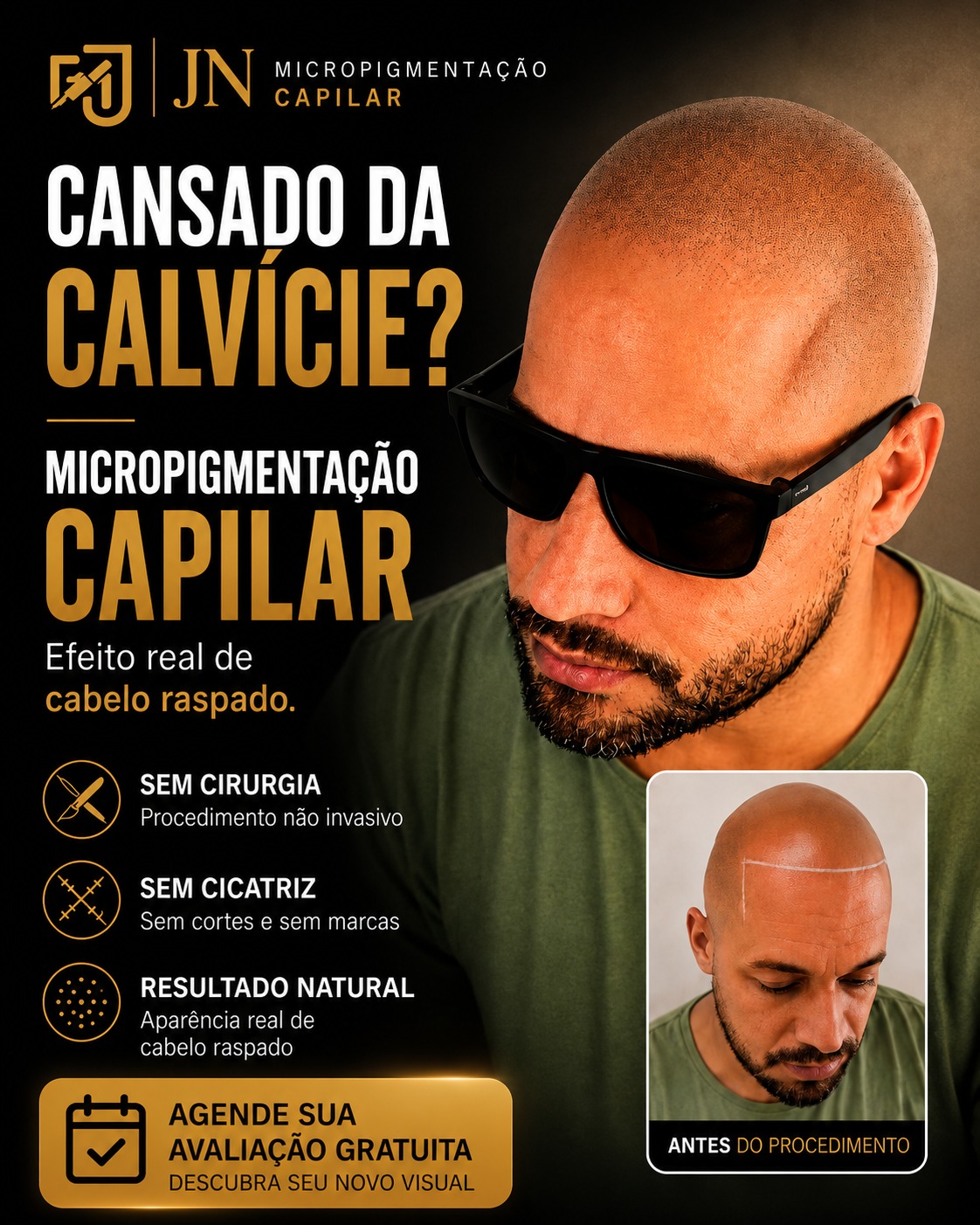 JN Micro pigmentação Facebook ad: Recupere Sua Confiança