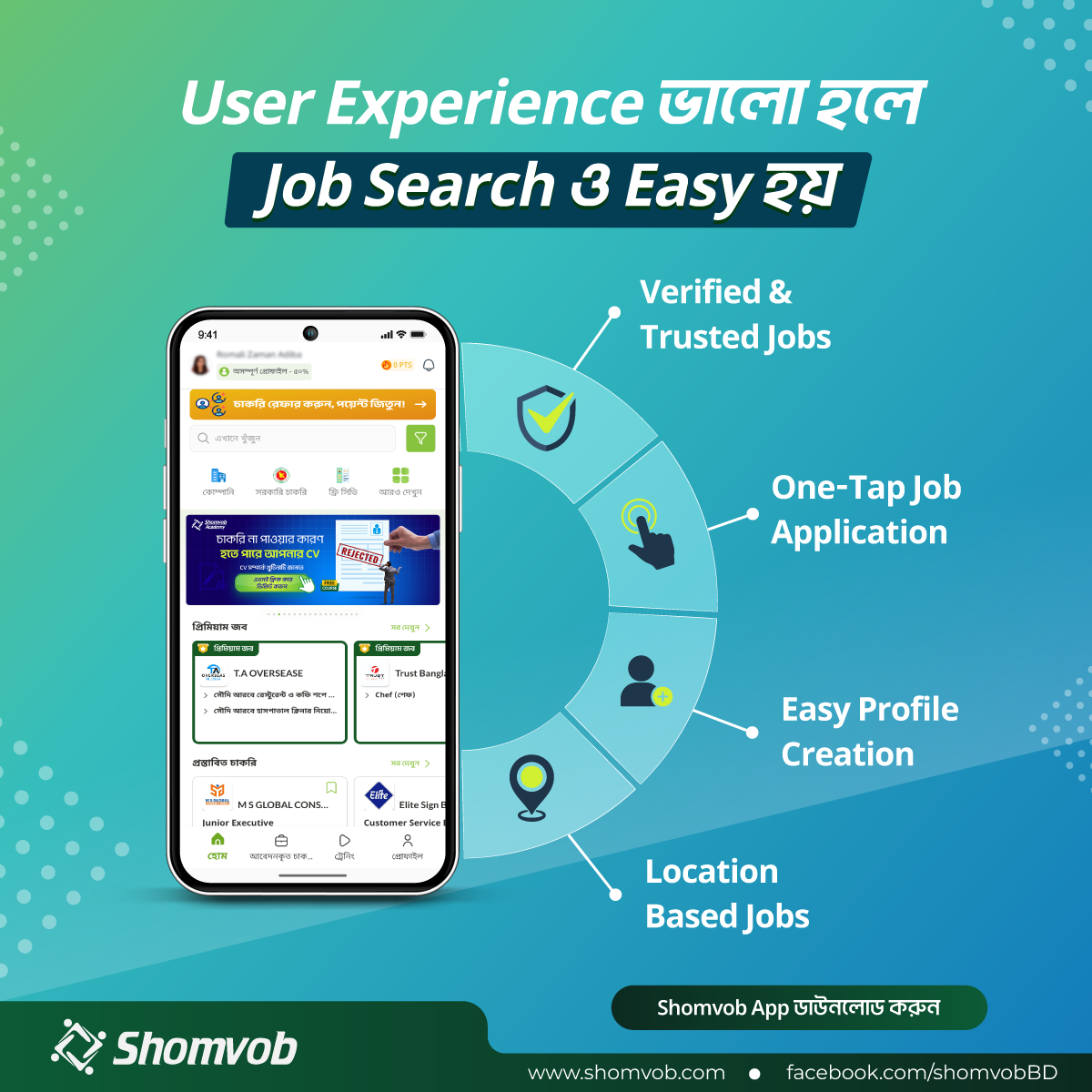 Shomvob I সম্ভব Facebook ad