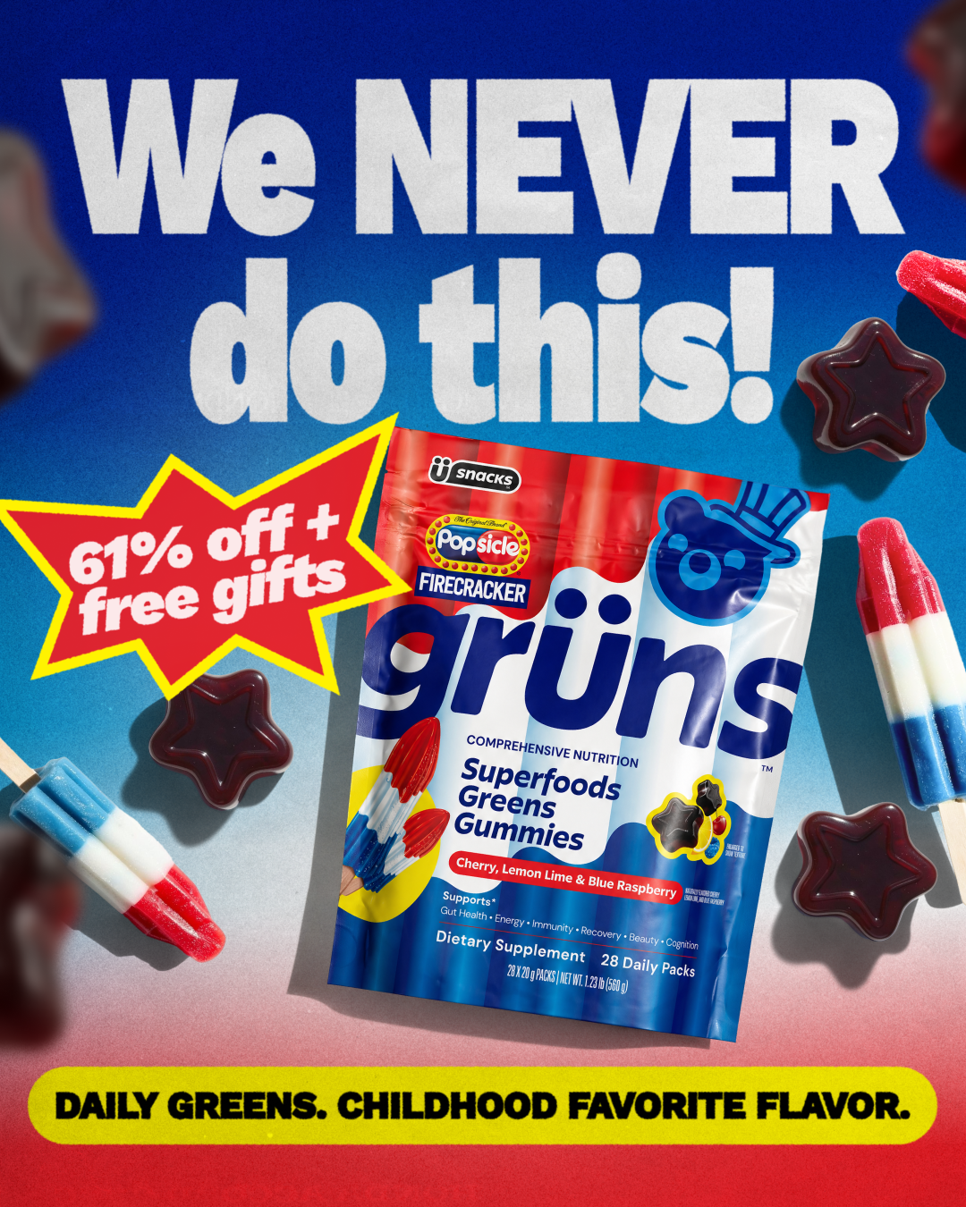 Grüns Facebook ad