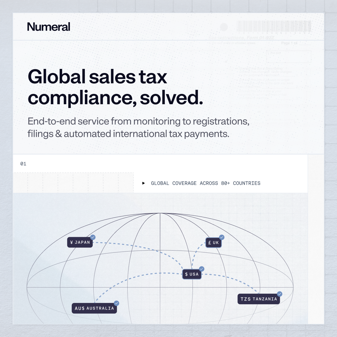 Numeral Tax Facebook ad
