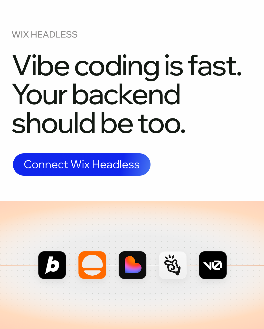 Wix Facebook ad