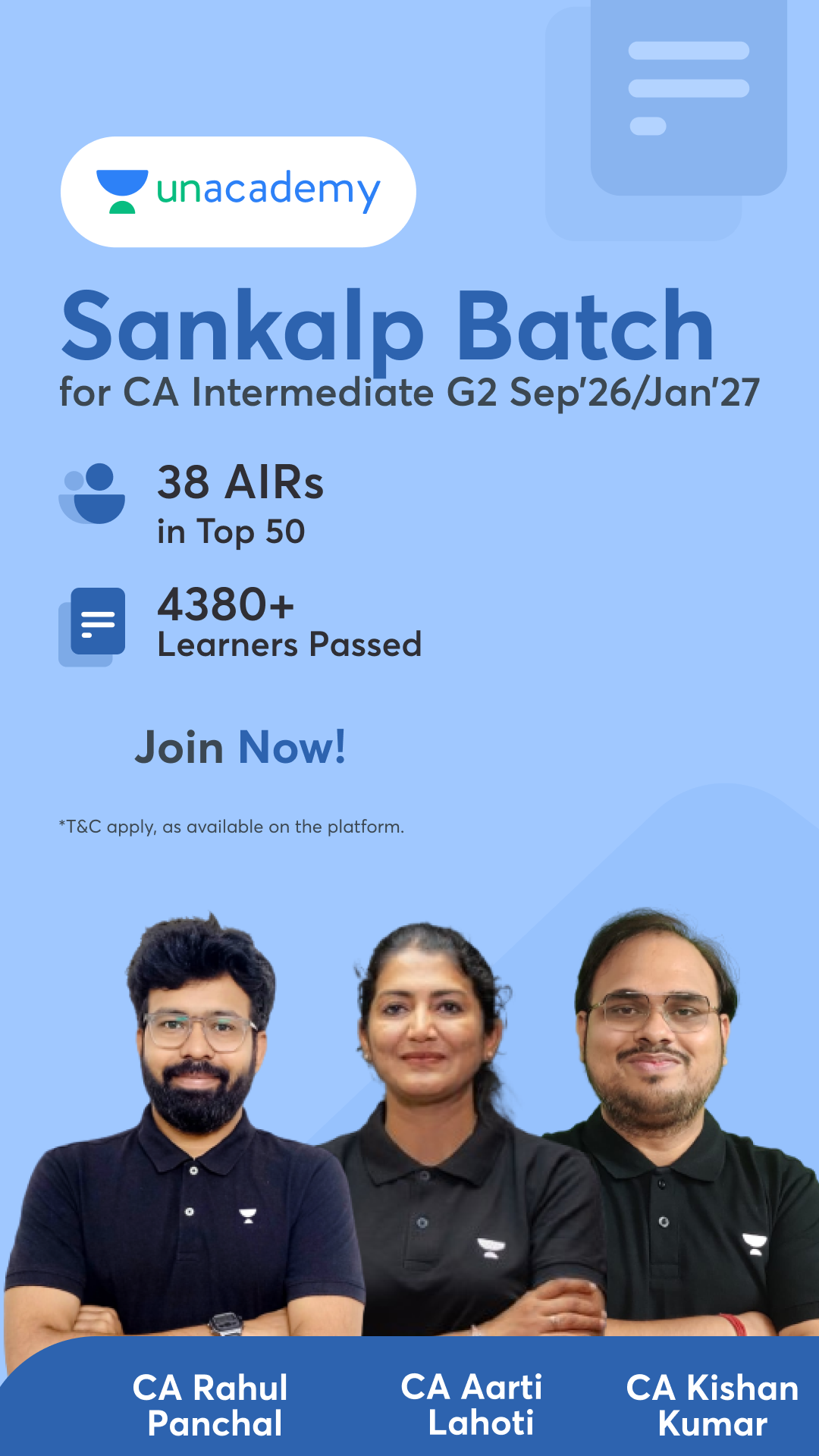 Unacademy Facebook ad