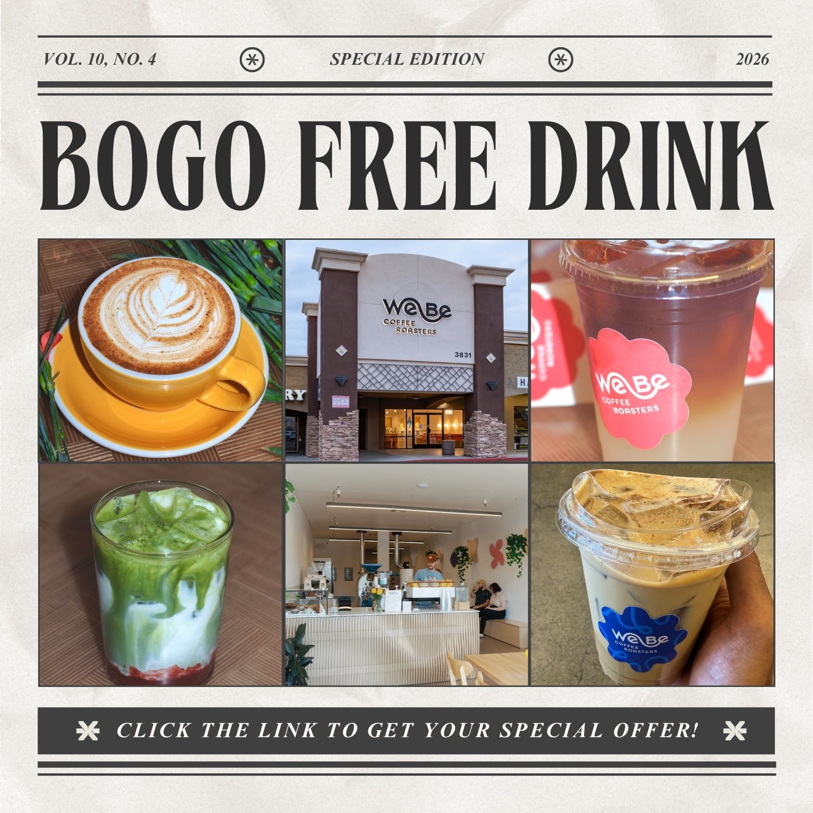 WeBe Coffee Roasters Facebook ad