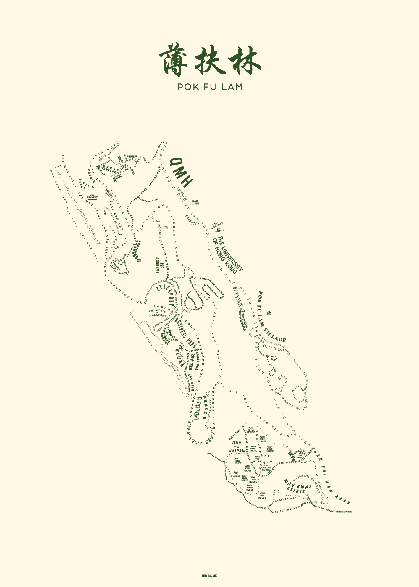 Tiny Island Maps Facebook ad: 20% on ALL Large Format Wall Art