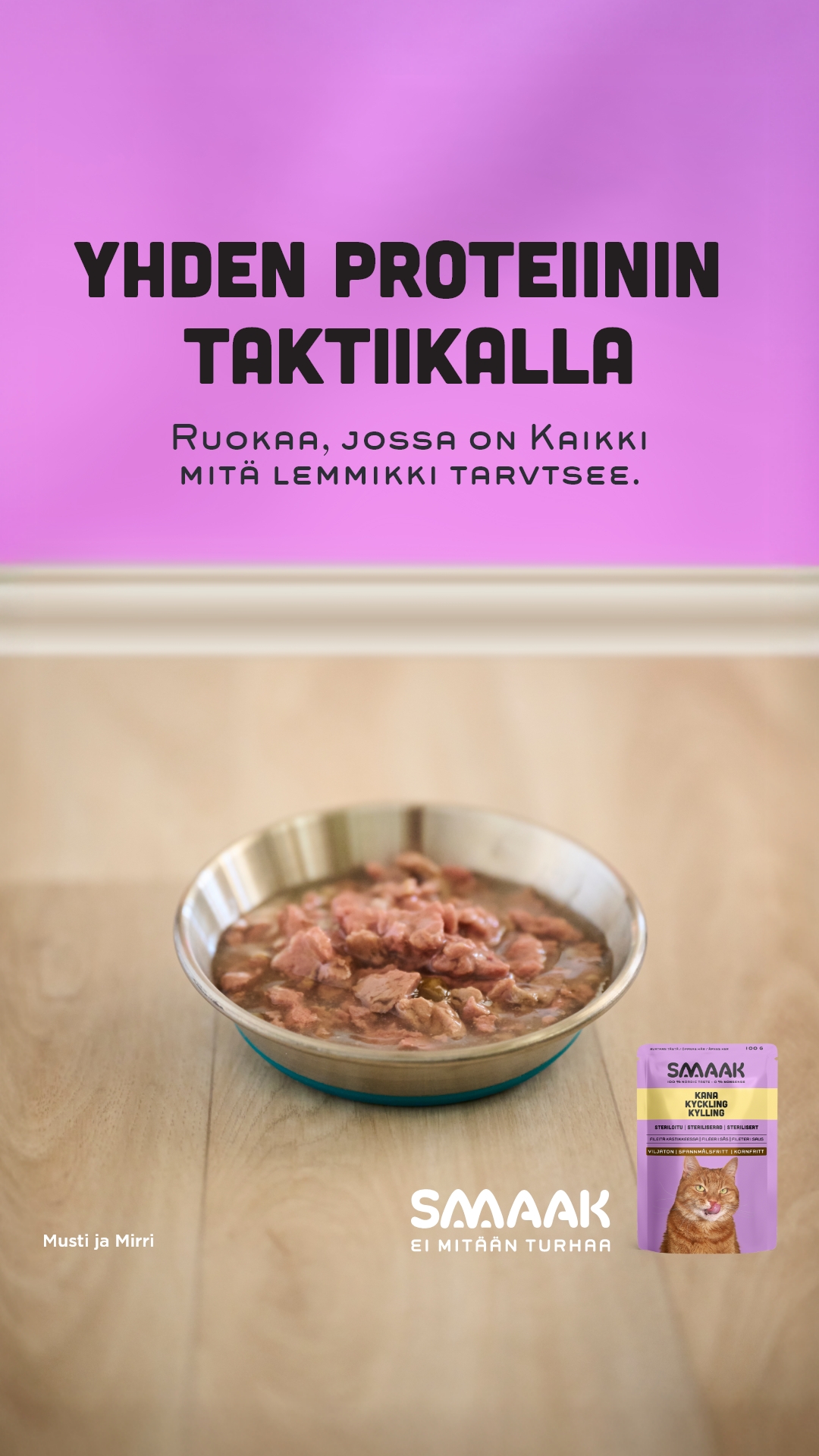 Musti ja Mirri Facebook ad
