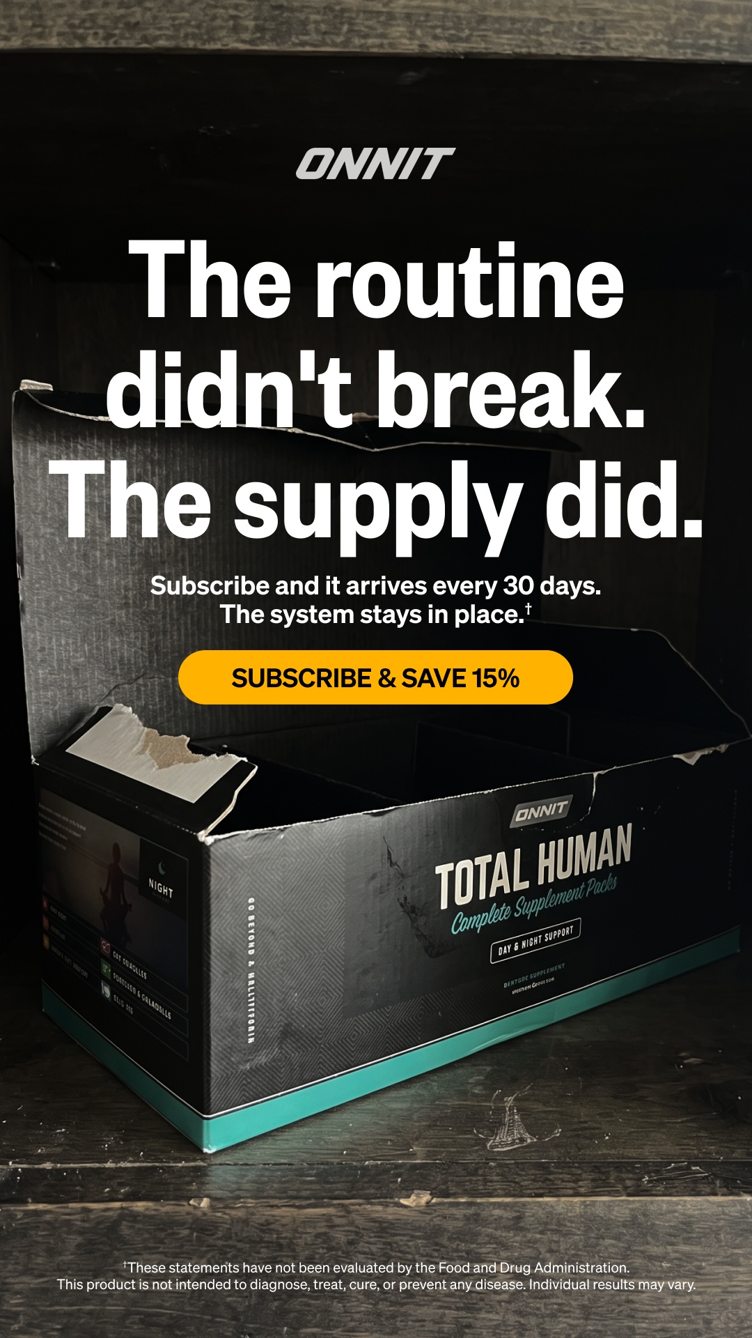 Onnit Facebook ad