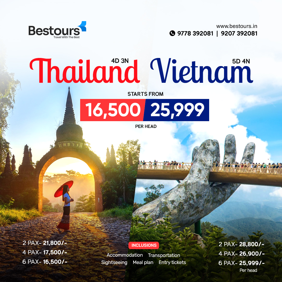 Bestours Facebook ad: Book your international dream with Onam Offers, Starting…