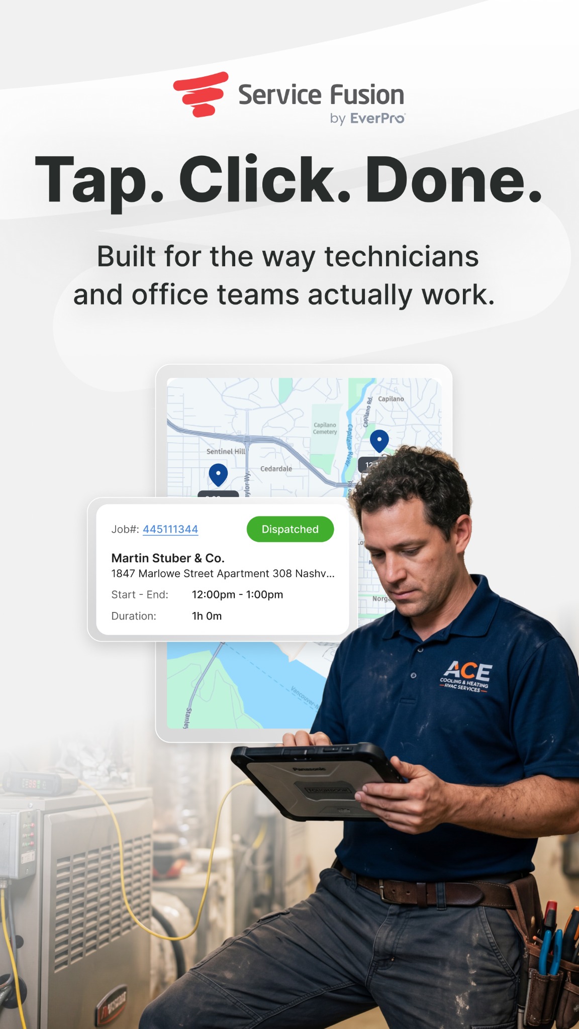 Service Fusion Facebook ad