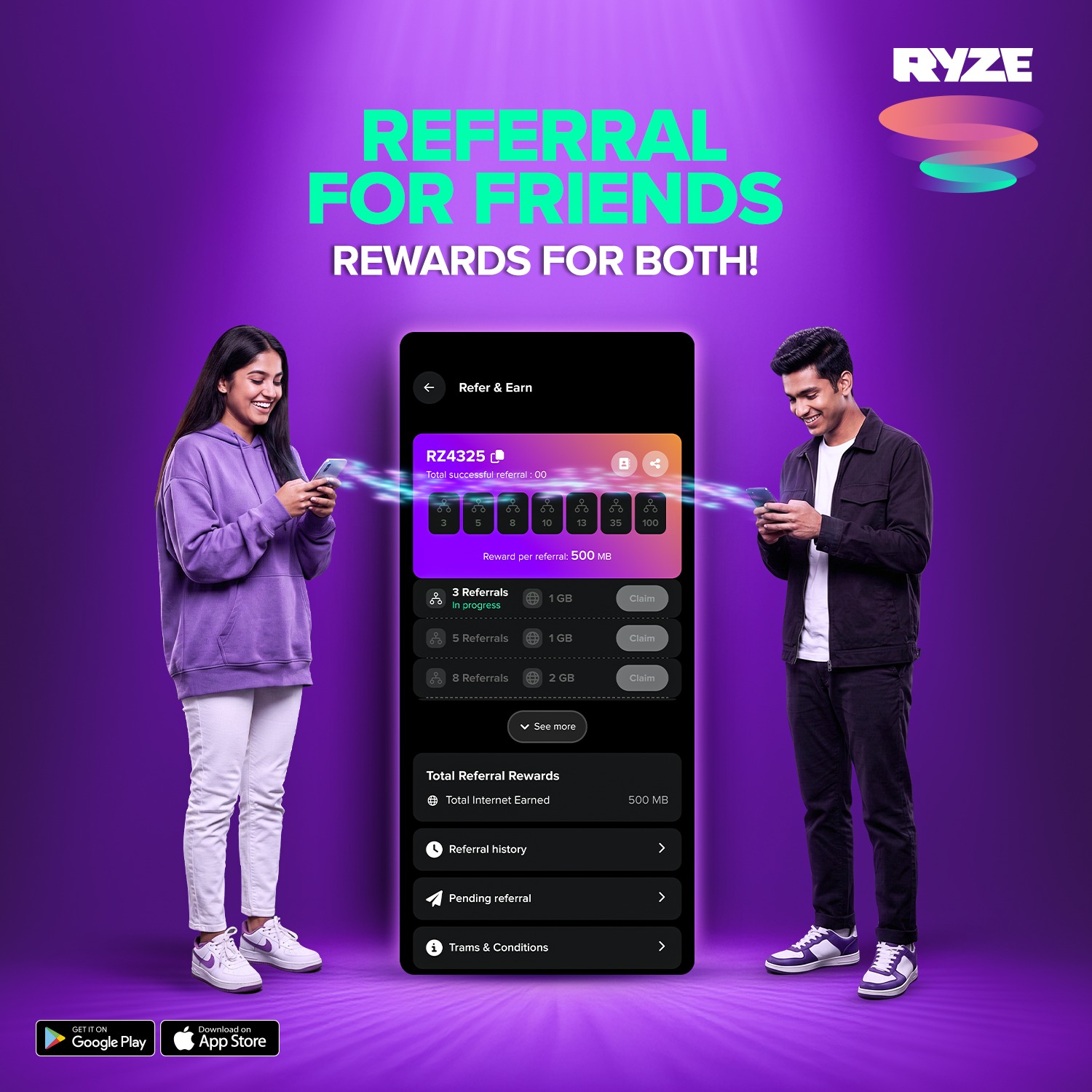 RYZE Live Facebook ad